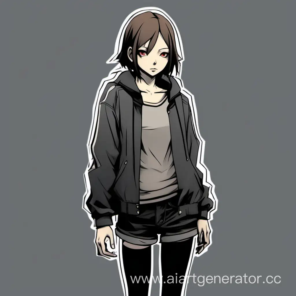 Depressed-Teenage-Girl-in-Silent-Hill-Style-2D-Anime-Art