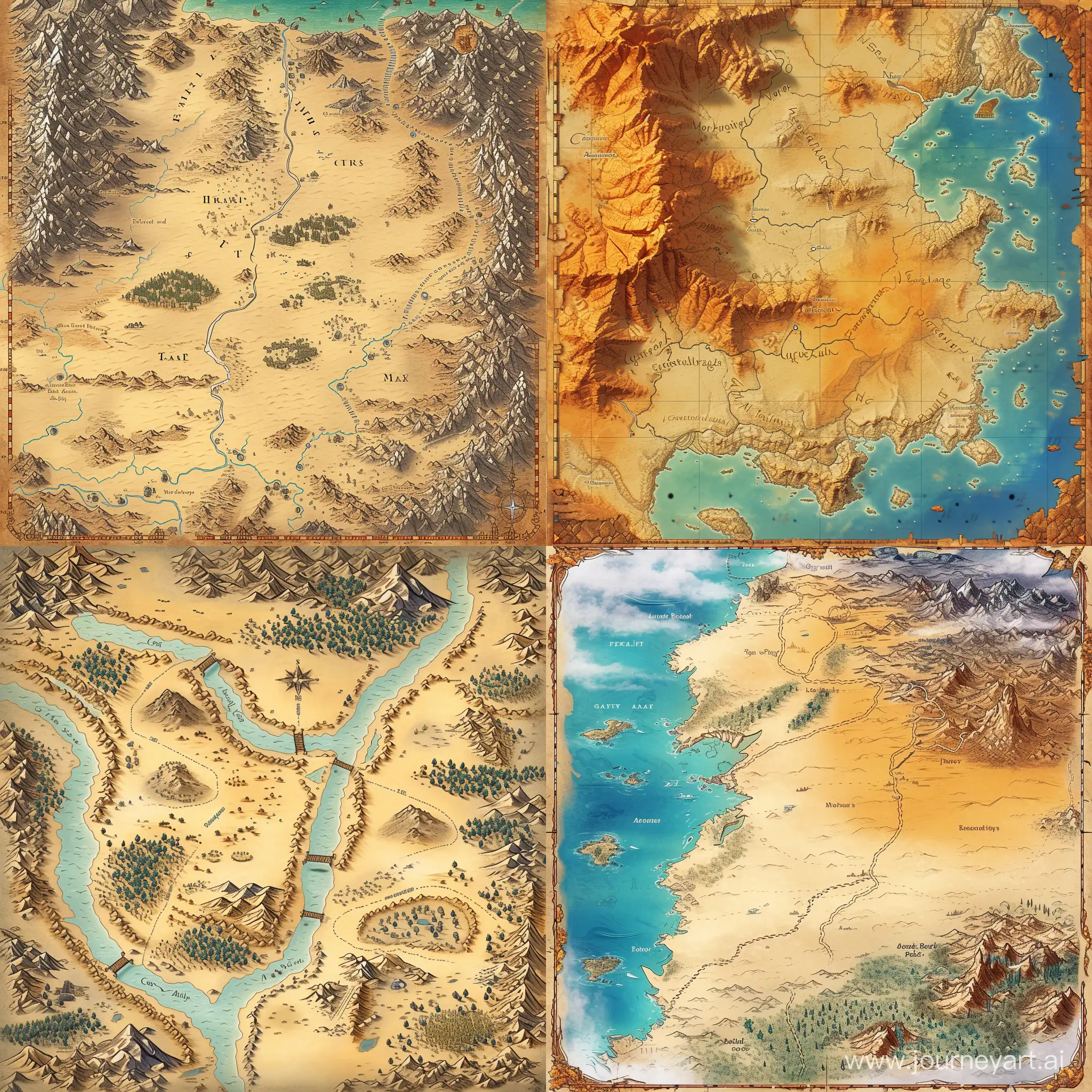 Diverse-Mainland-Map-with-Vast-Plains-Majestic-Mountains-and-Enchanting-Forests