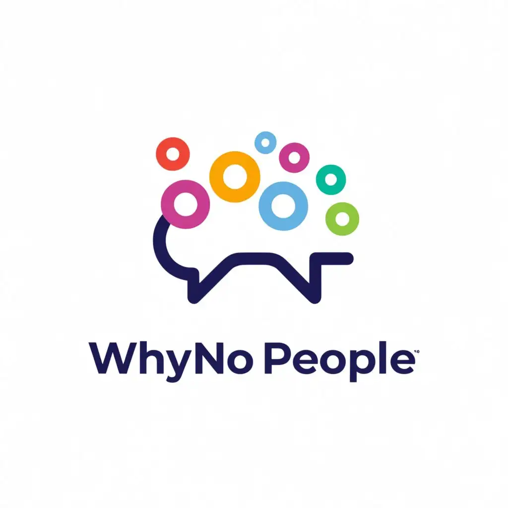 a logo design,with the text "WhyNoPeople", main symbol:chat,complex,be used in Automotive industry,clear background