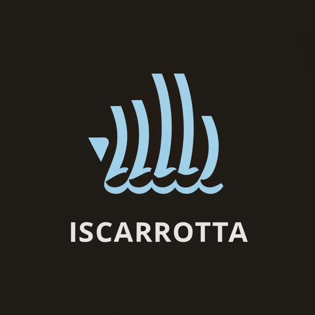 a logo design,with the text "ISCARIOTTA", main symbol:Ship,Moderate,clear background