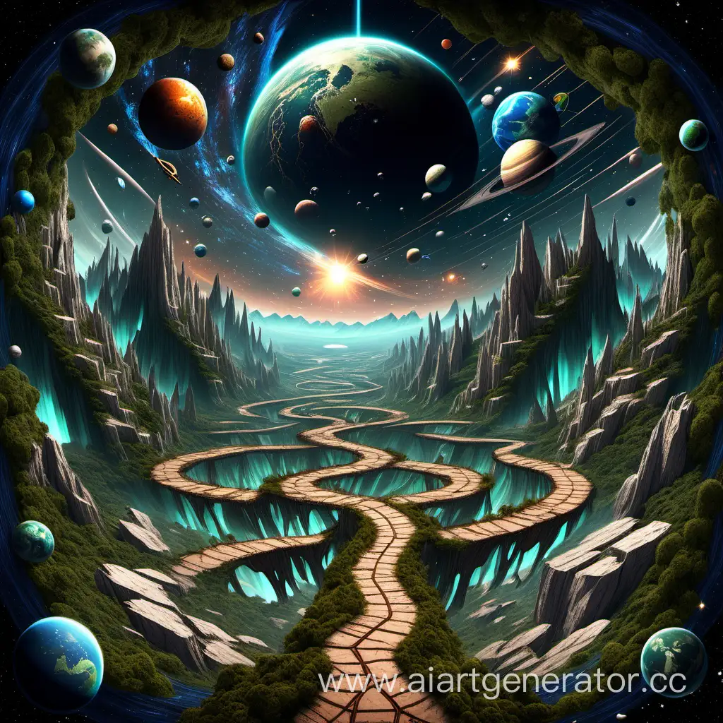 Interstellar-Exploration-Forest-Paths-Leading-into-Space