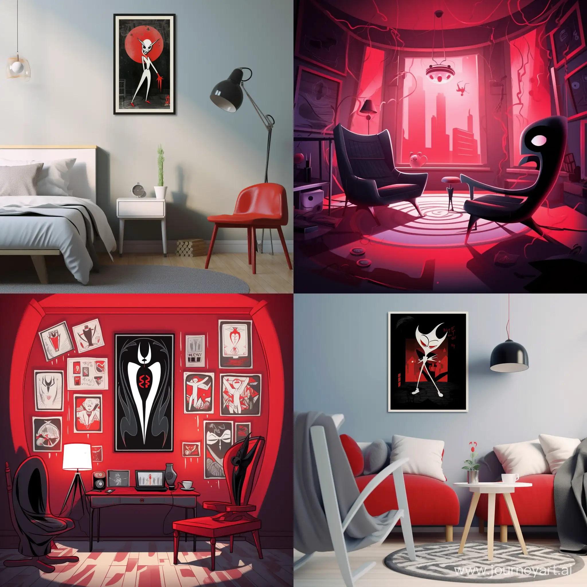 Hazbin-Hotel-Radio-Demon-Fan-Room-Poster