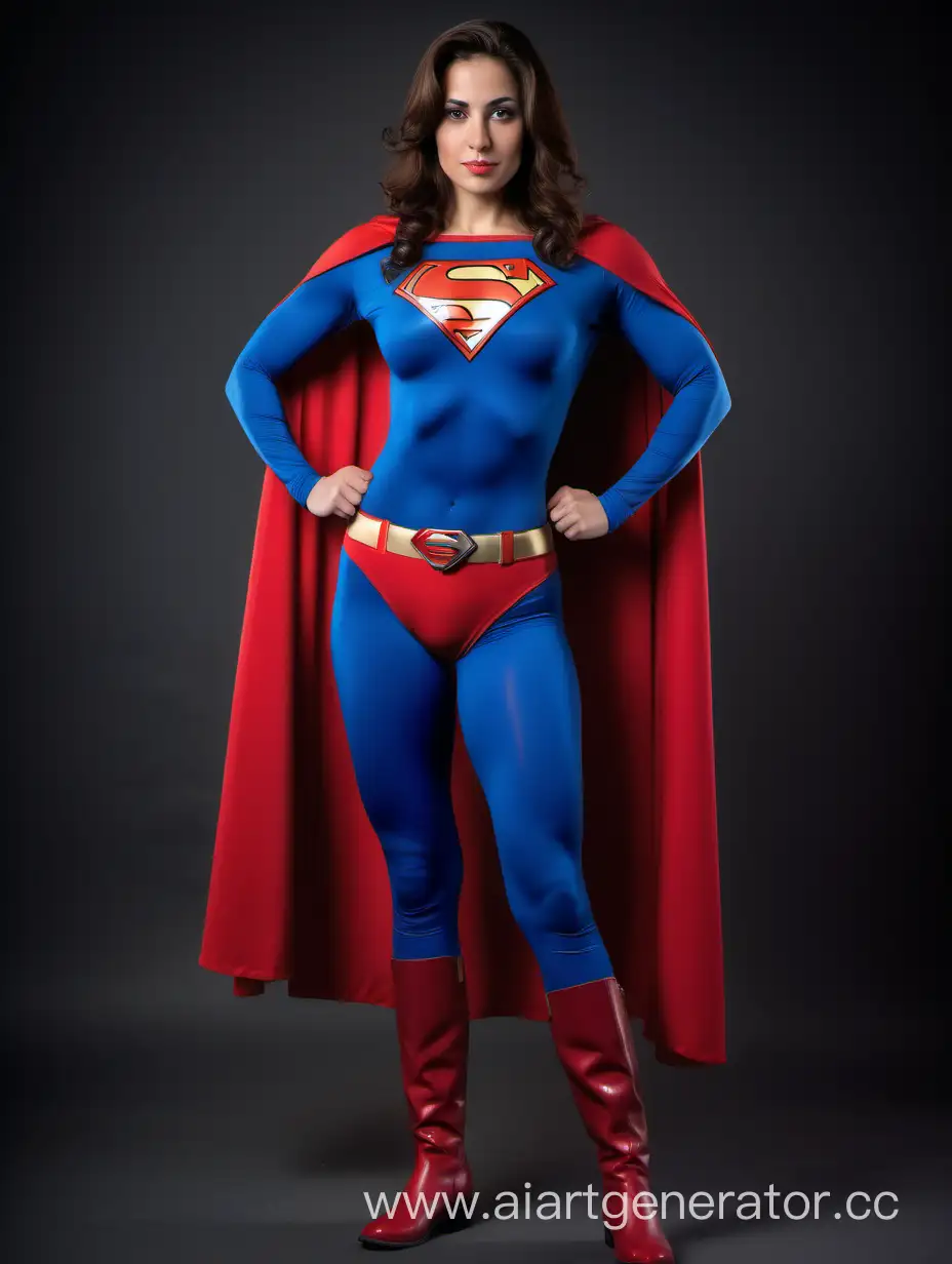 Empowering-Middle-Eastern-Superwoman-in-Iconic-Superman-Costume