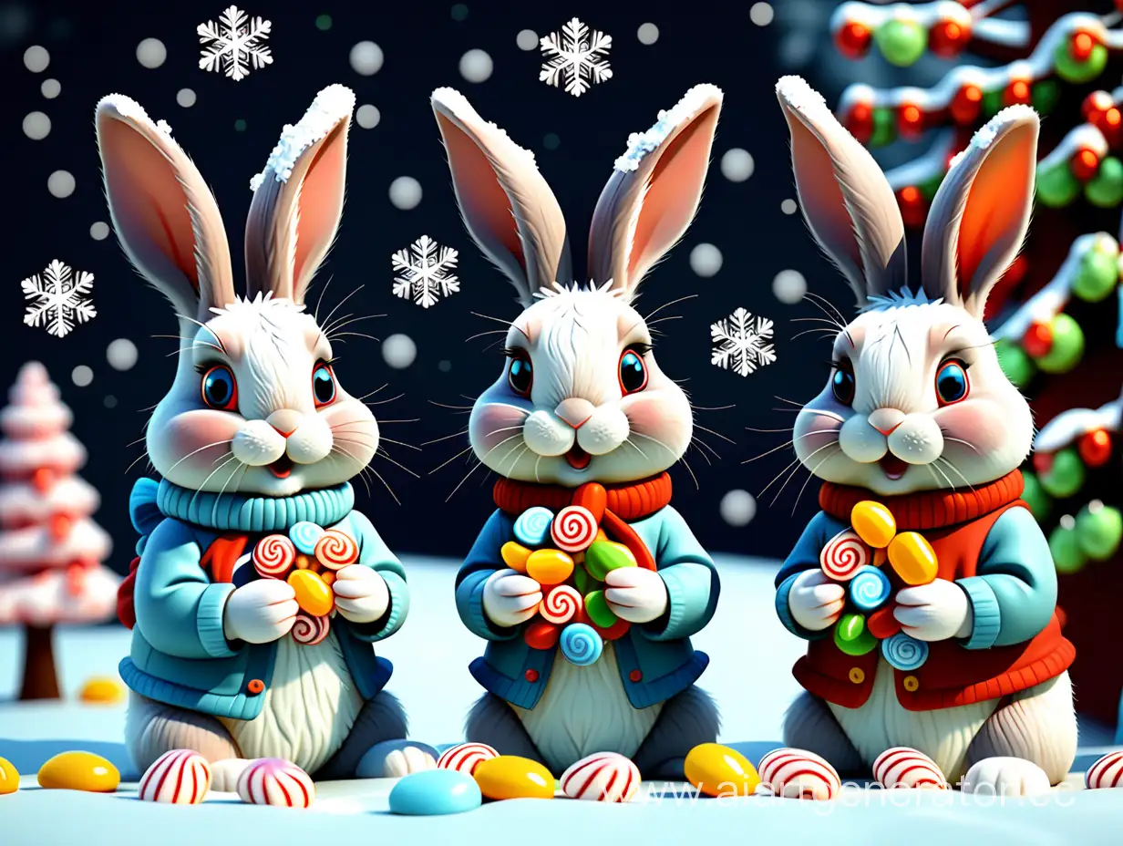 Adorable-Winter-Bunnies-Surrounded-by-Festive-Candies-and-Snowflakes