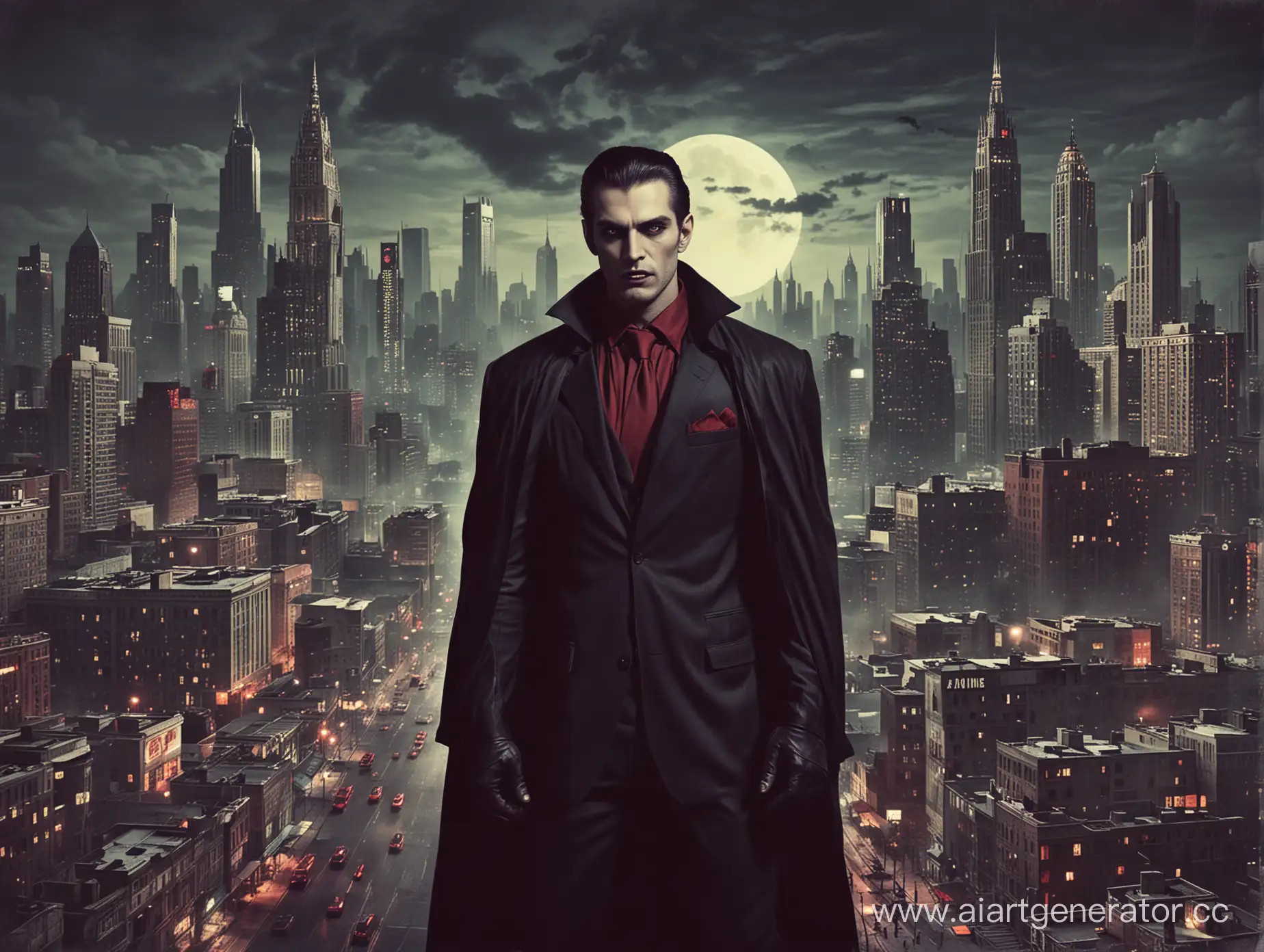vampire man retro city