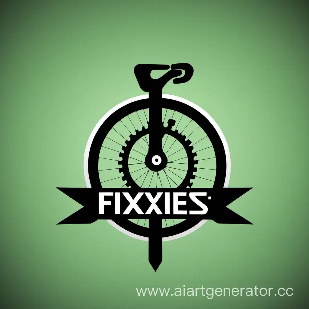 Colorful-Fixies-Bolt-Logotype-on-Abstract-Background