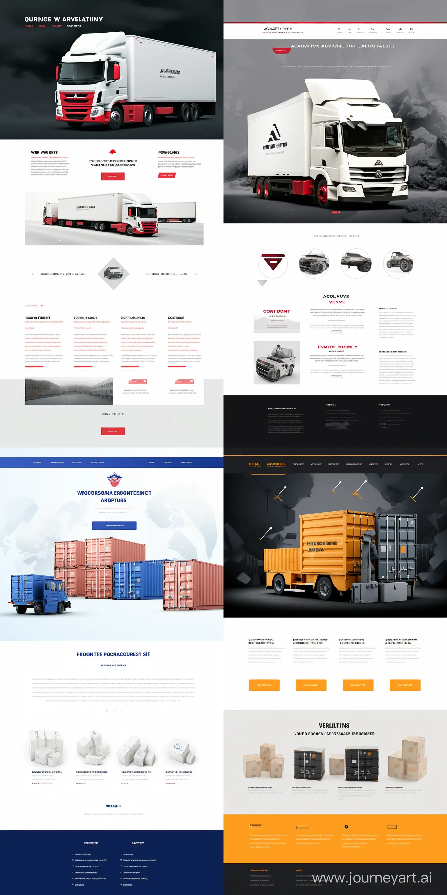 landing page for the website of the company "AV Logistics", engaged in logistics, realistic, in the form of an old mailbox, clear, sophisticated, minimalist style, white background --ar 1:2 --q 5