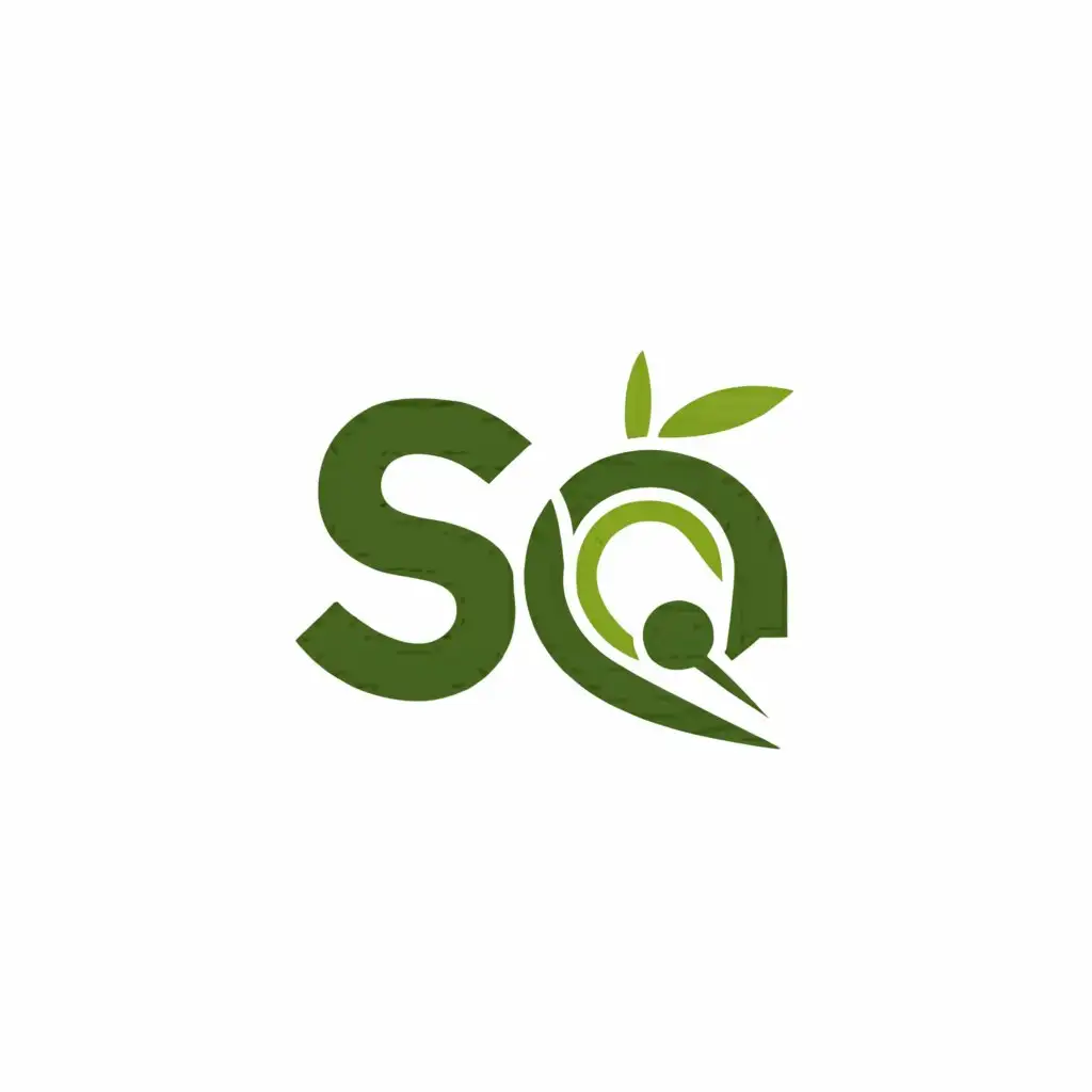 a logo design,with the text "SQ", main symbol:bamboo,Moderate,be used in Beauty Spa industry,clear background