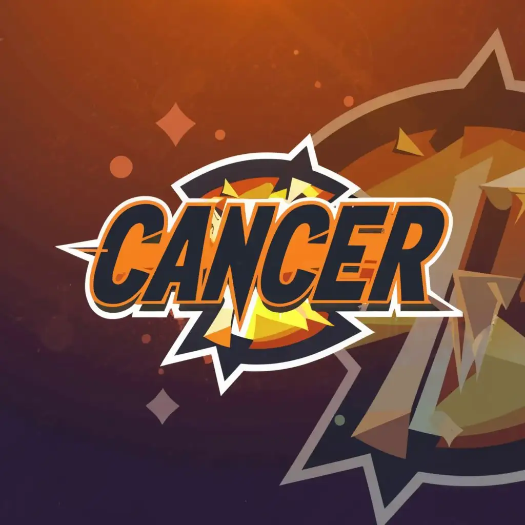 a logo design,with the text "Cancer ", main symbol:free fire,Moderate,clear background