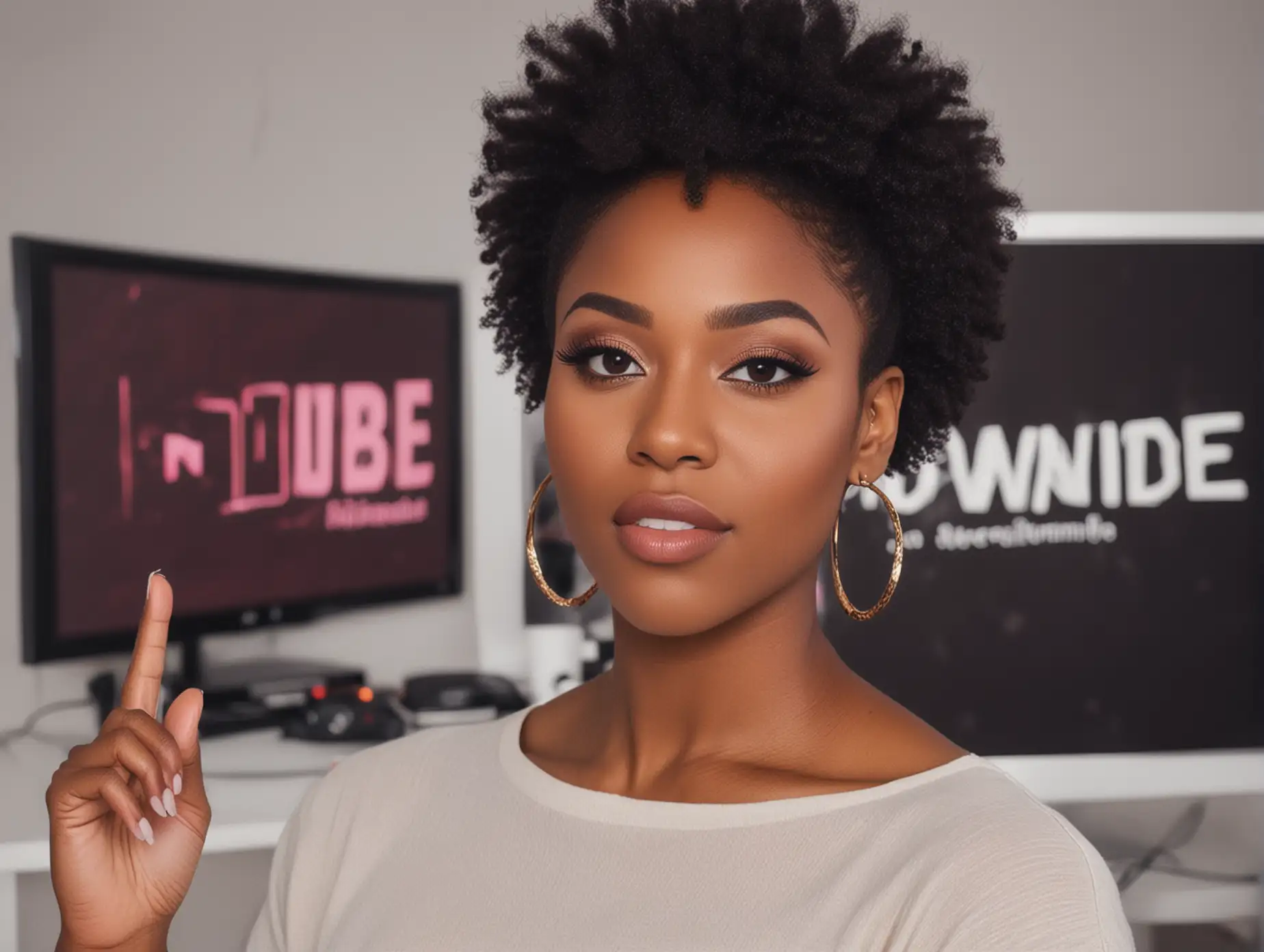 black women banner for youtube saids subscripted to channel 
 
