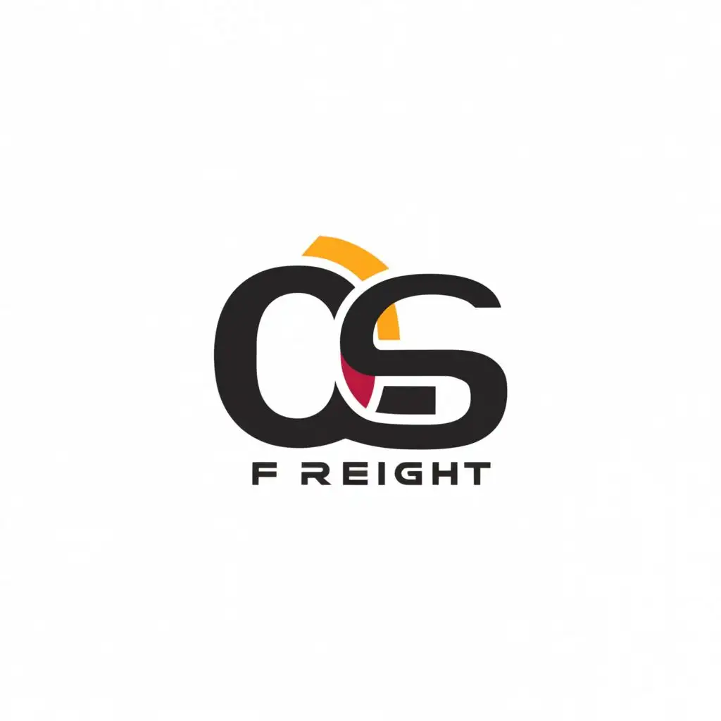 a logo design,with the text "O&S Freight ", main symbol:OS,Moderate,clear background