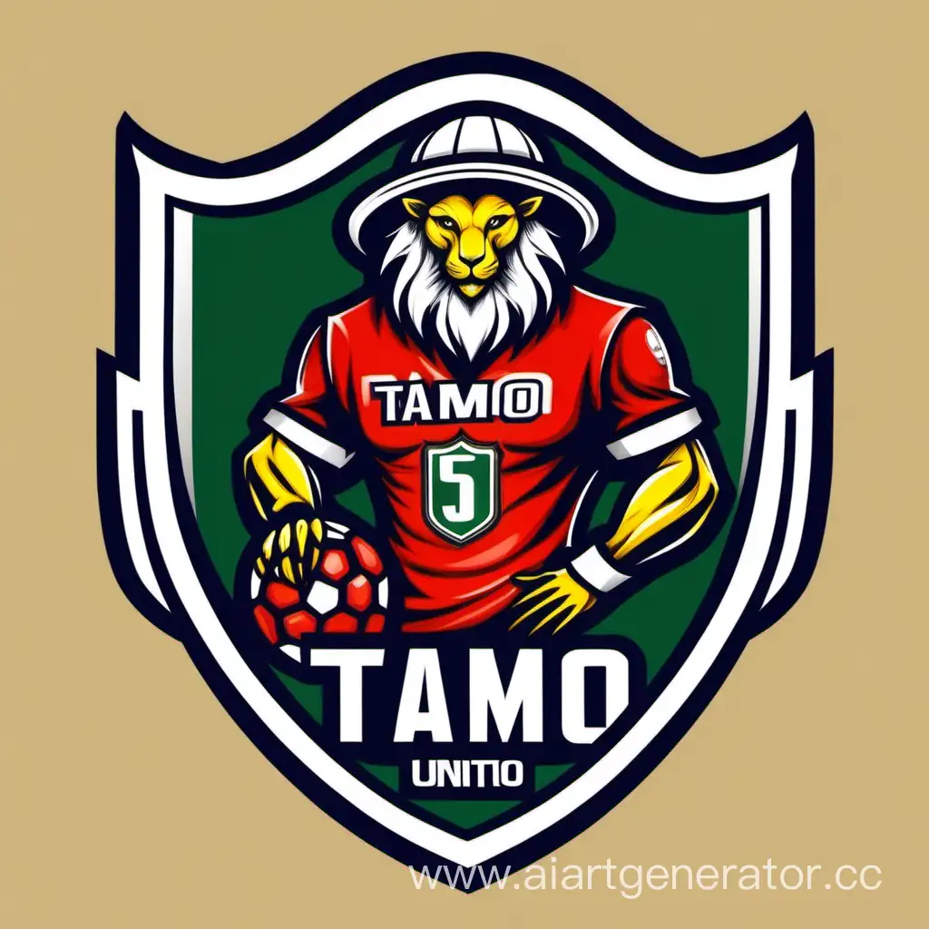 Tamo-Junto-Football-Team-Logo-with-Mascot