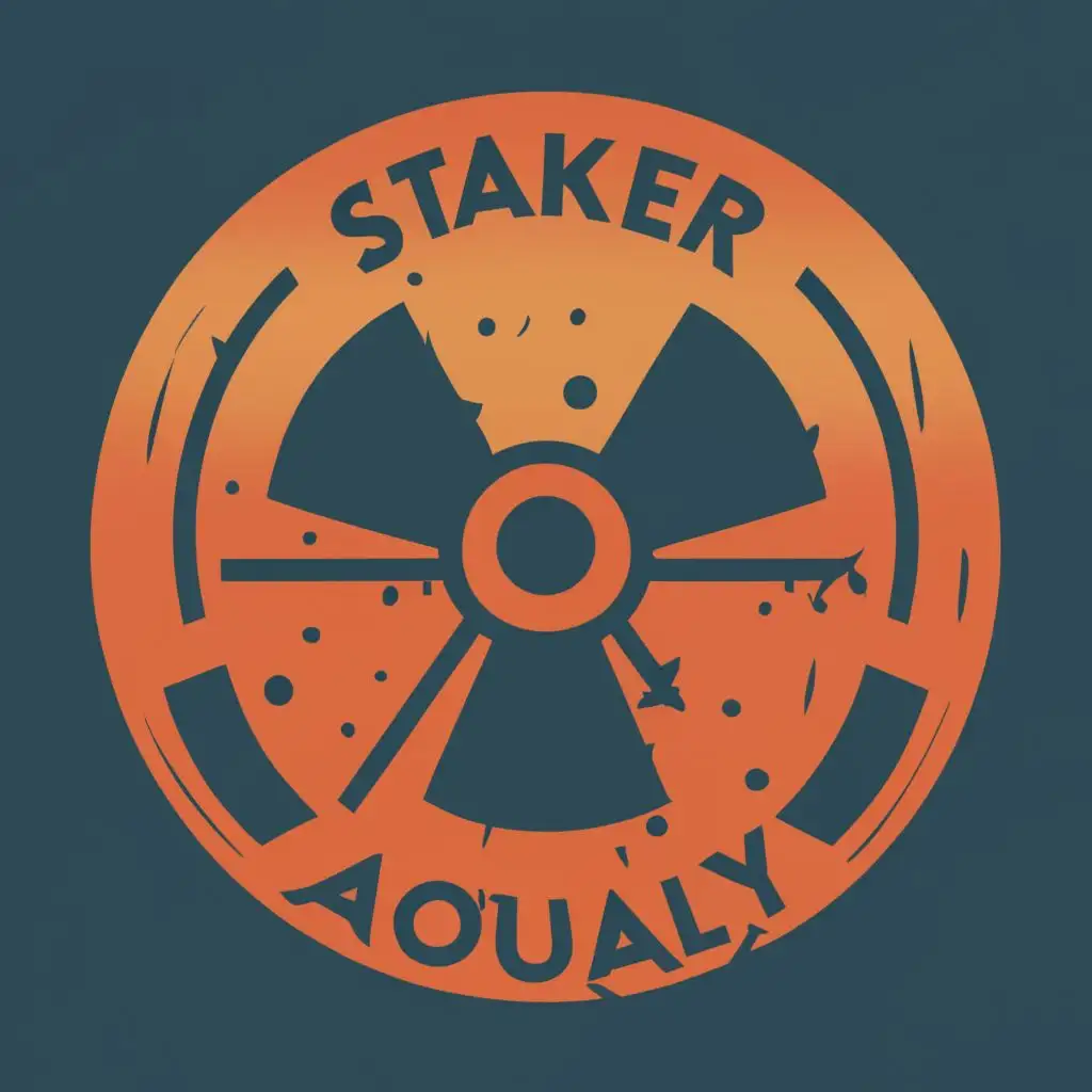 logo, radiation, with the text "STALKER ANOMALY 1.5.1
", typography