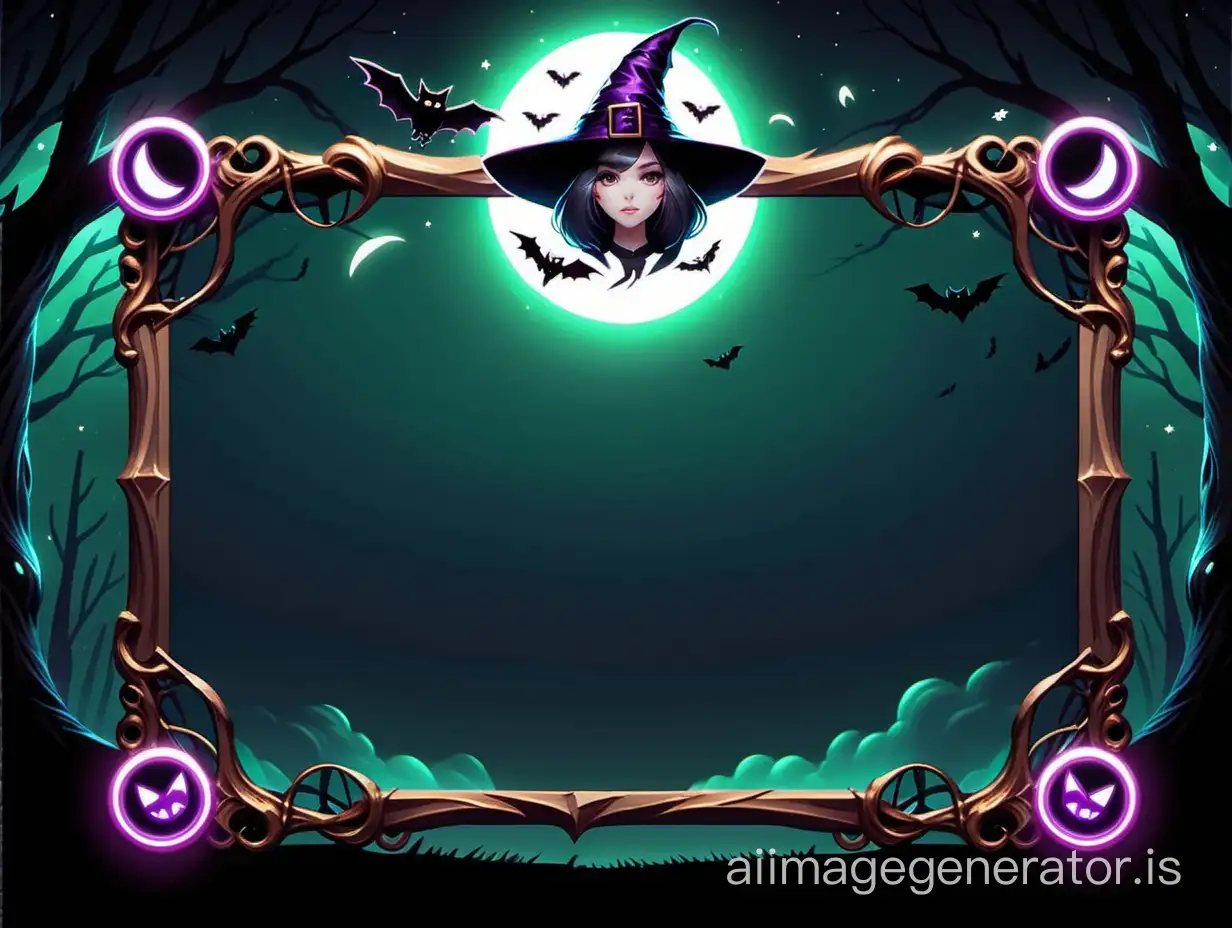 Fantasy-Witch-House-Frame-Overlay-with-Twitchy-Elements