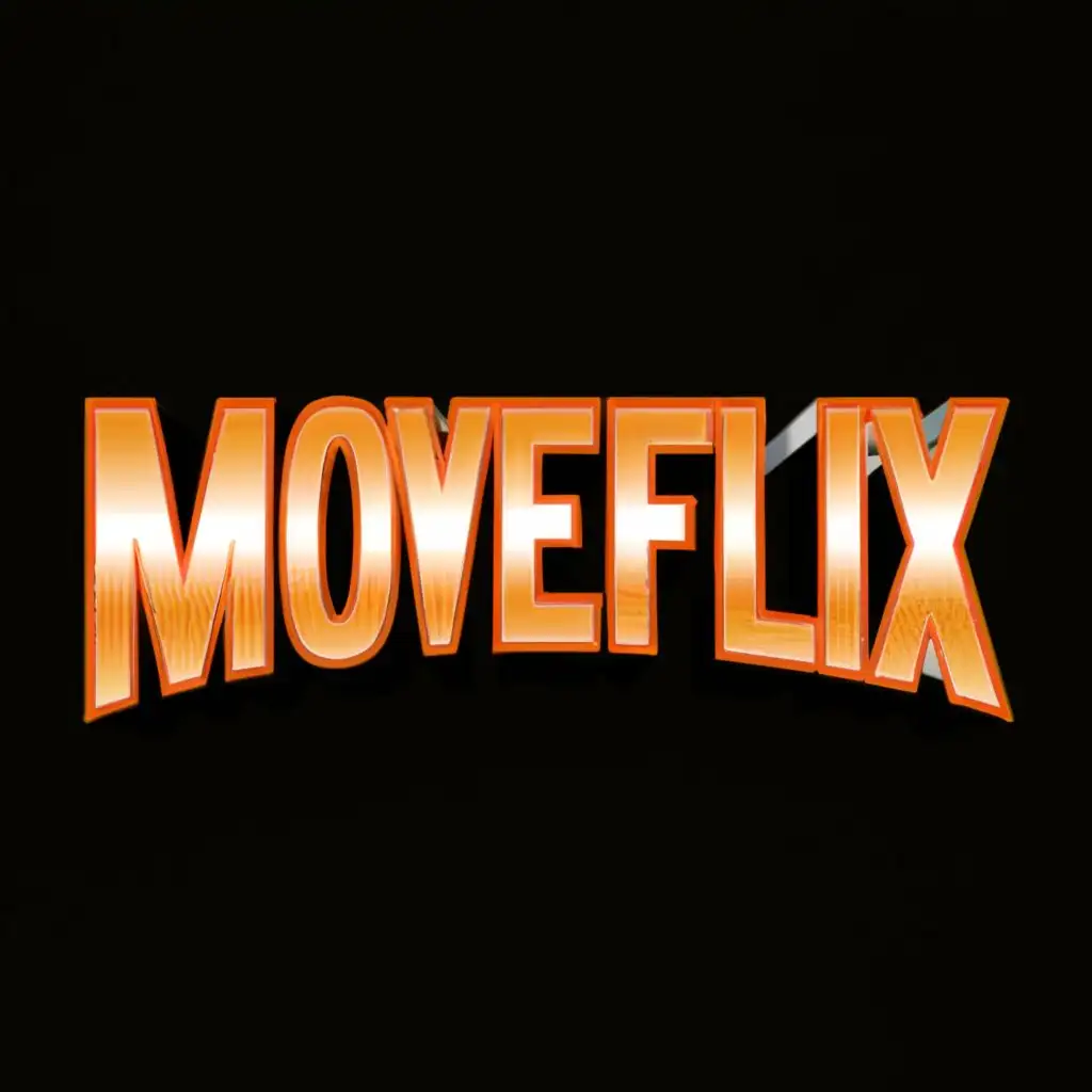 logo, Movieflix, with the text "Movieflix", typography