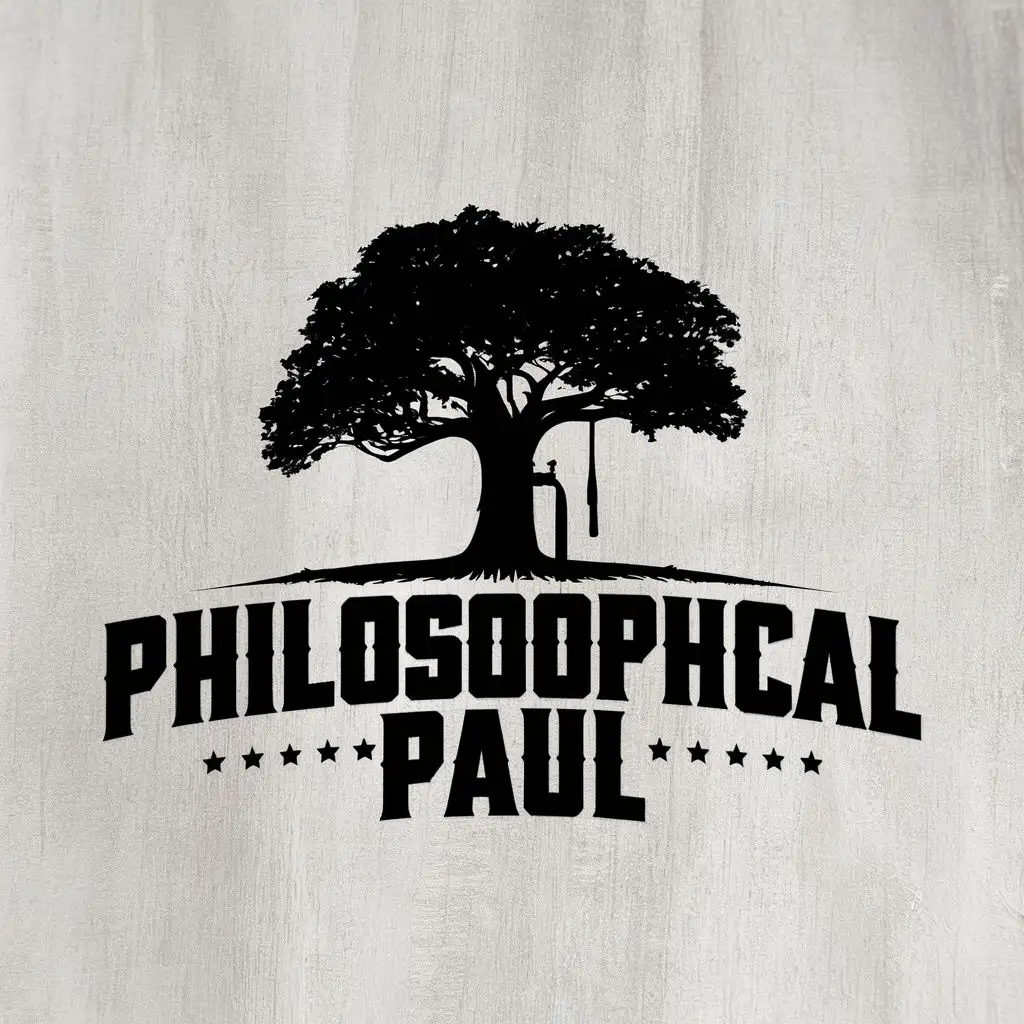 LOGO-Design-for-Philosophical-Paul-Symbolic-Tree-with-Dripping-Sap