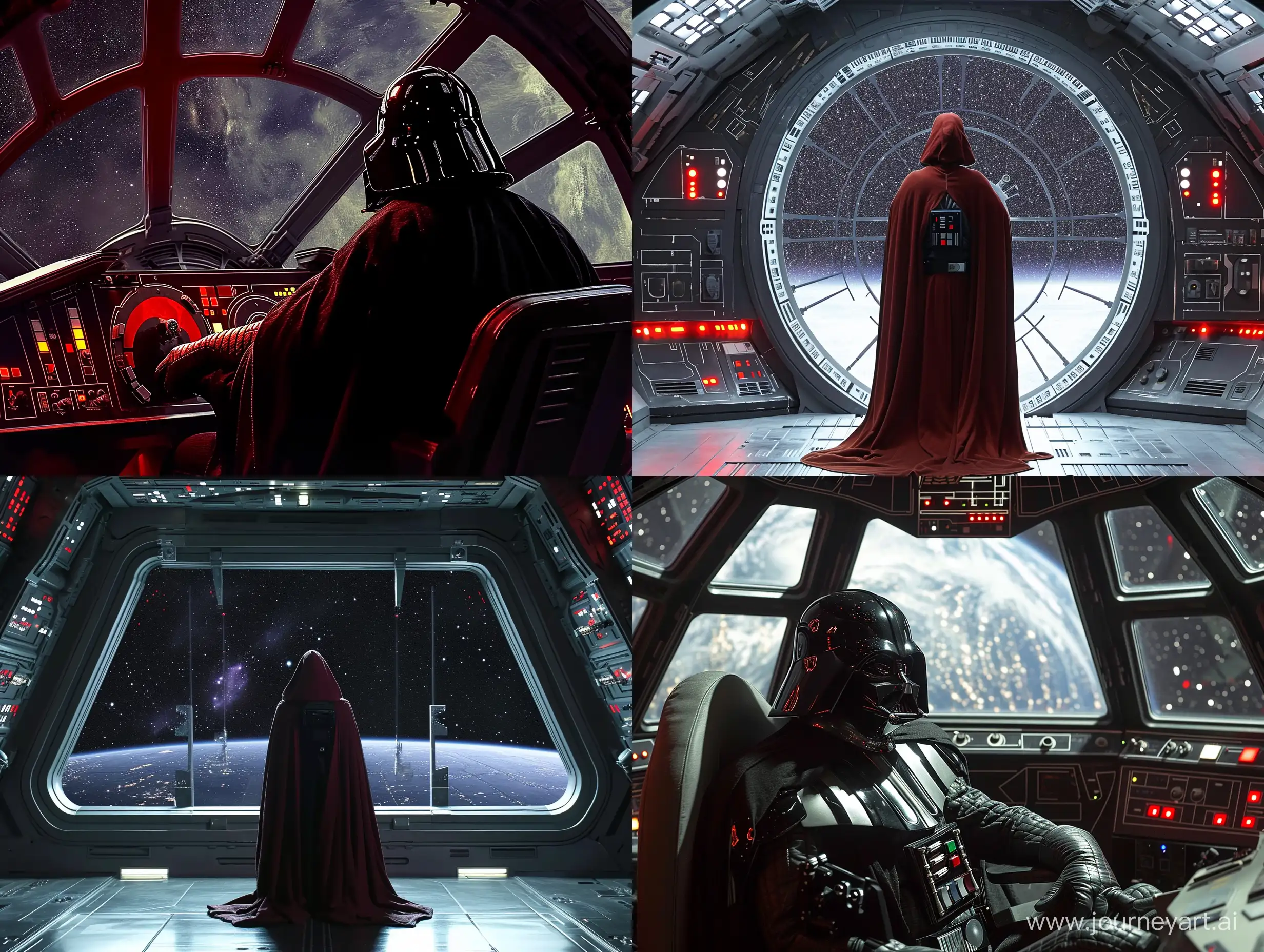 Sith Lord in the Imperial ship