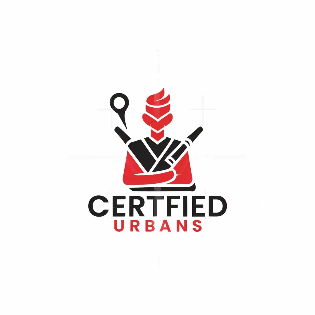 a logo design,with the text "Certified Urbans", main symbol:bloging,Moderate,be used in Entertainment industry,clear background