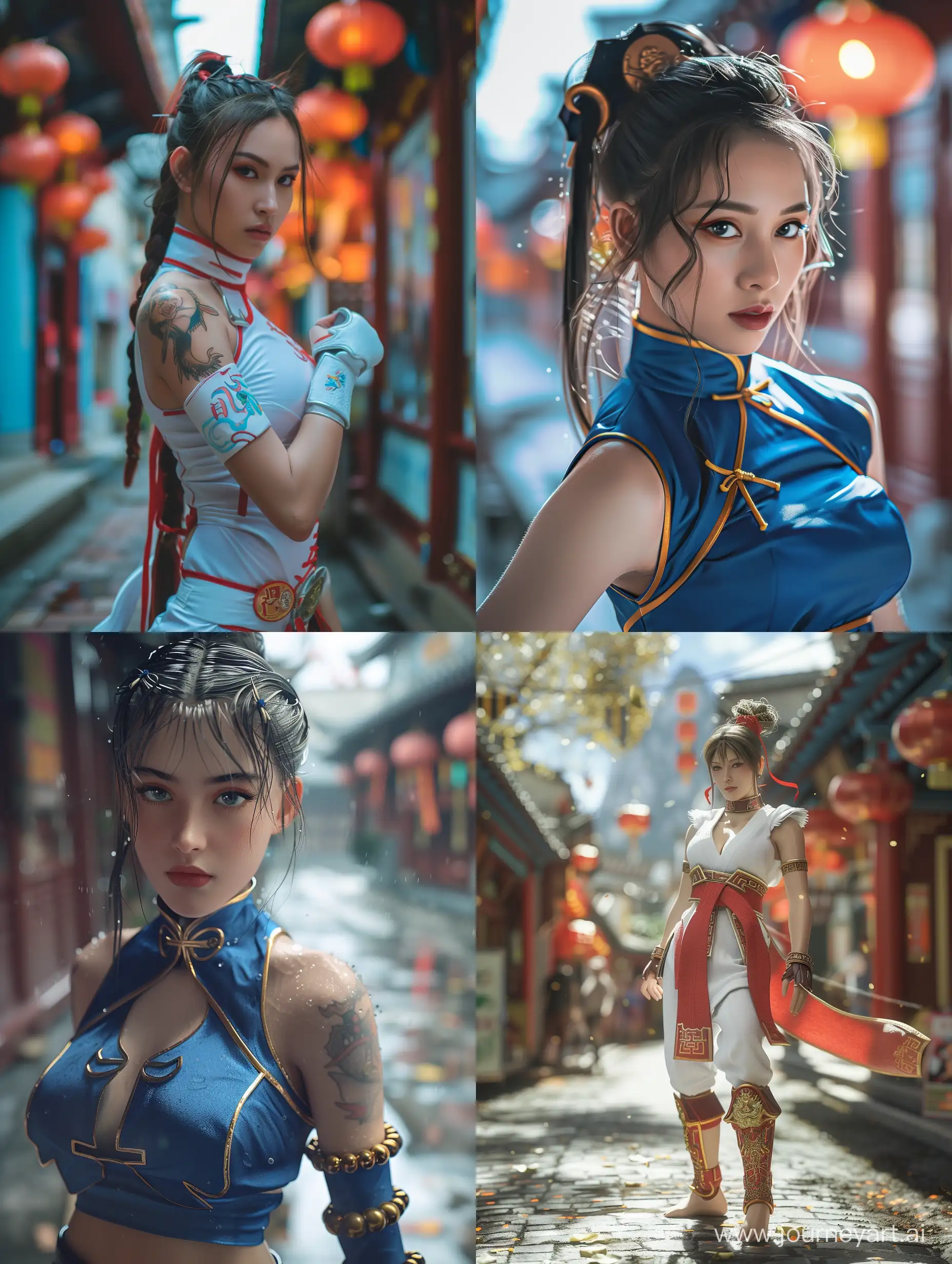 Chun li street fighter. Ultra HD cerah, foto asli, detail tinggi, sangat tajam, lensa 18mm, realistis, fotografi, kamera Leica