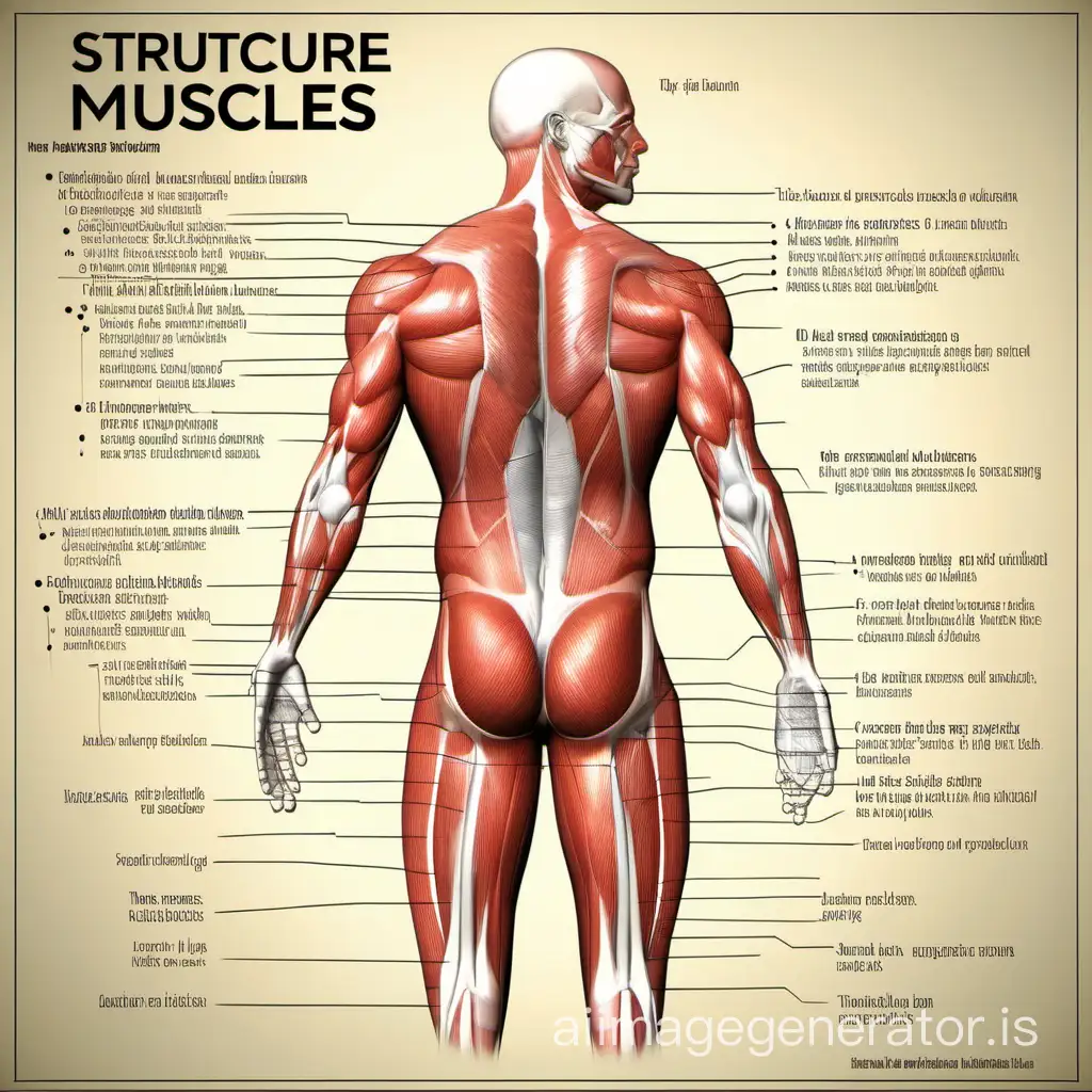 The structure of muscles from the inside