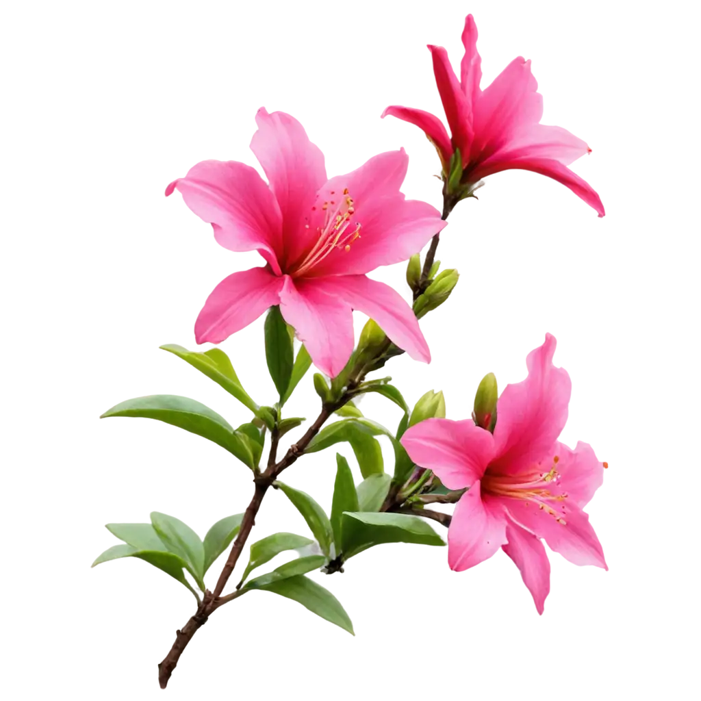 Exquisite-Azalea-Flower-PNG-Captivating-Blossoms-in-HighResolution-Clarity