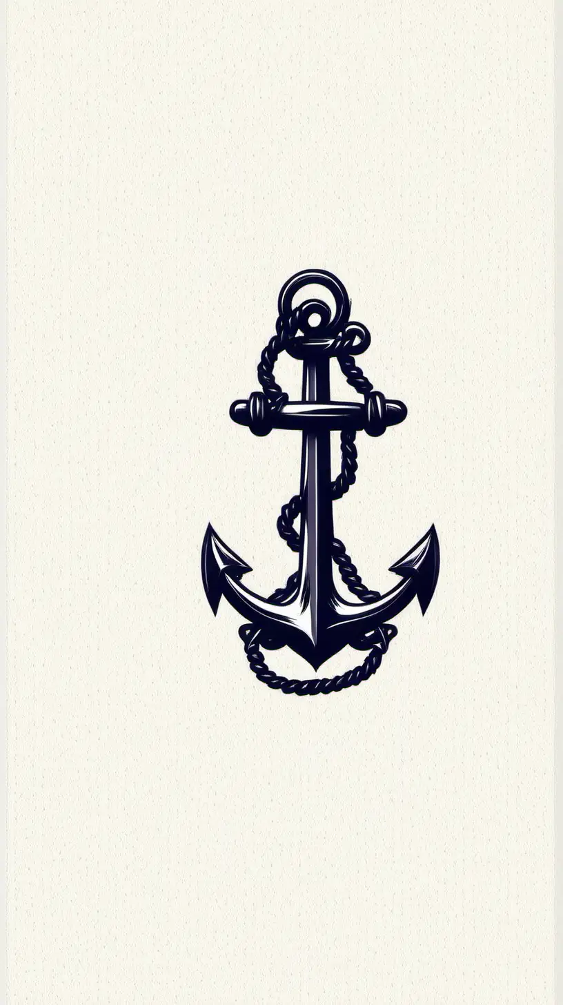 Create a wallpaper with an anchor for a cellphone