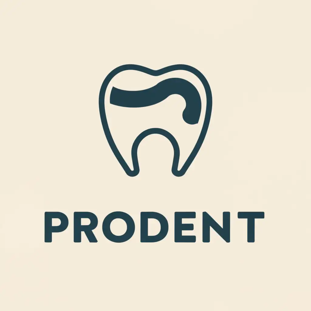 a logo design,with the text "Prodent", main symbol:Tooth,Moderate,be used in Retail industry,clear background