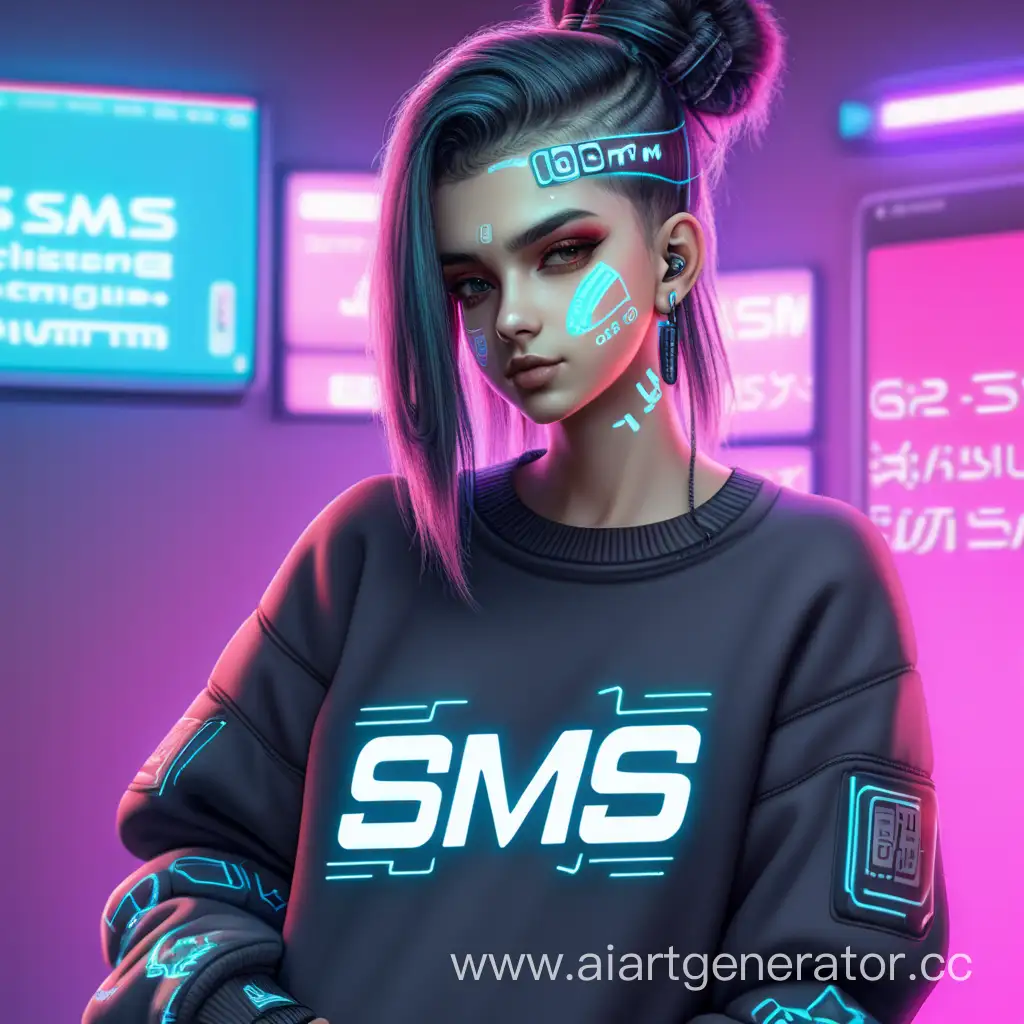 Cyberpunk-Anime-Girl-in-SMS-Sweater