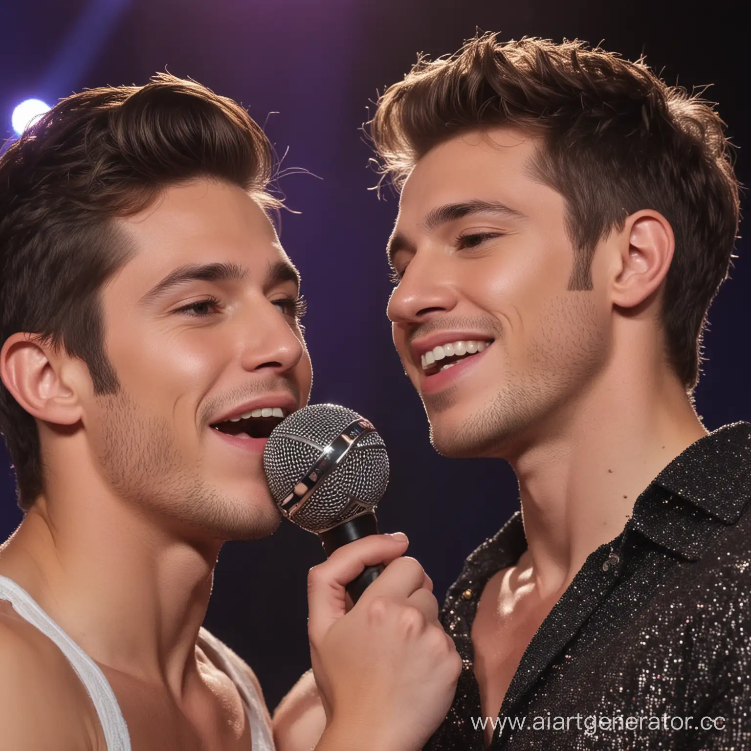 Intimate-Gay-Duet-Singing-on-Romantic-Concert-Stage