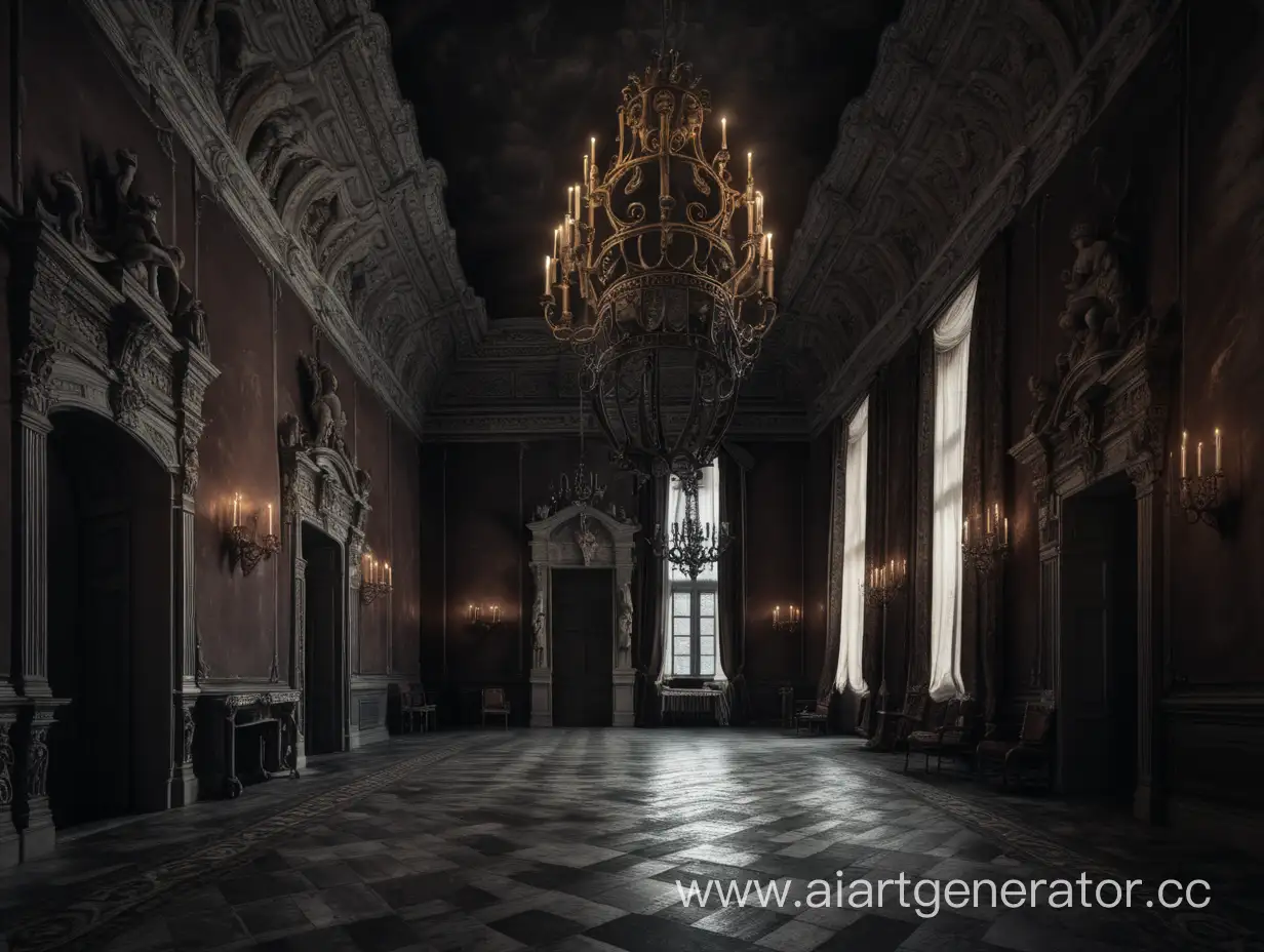 Eerie-Hallway-in-Castle-Moody-Gothic-Interior-Scene