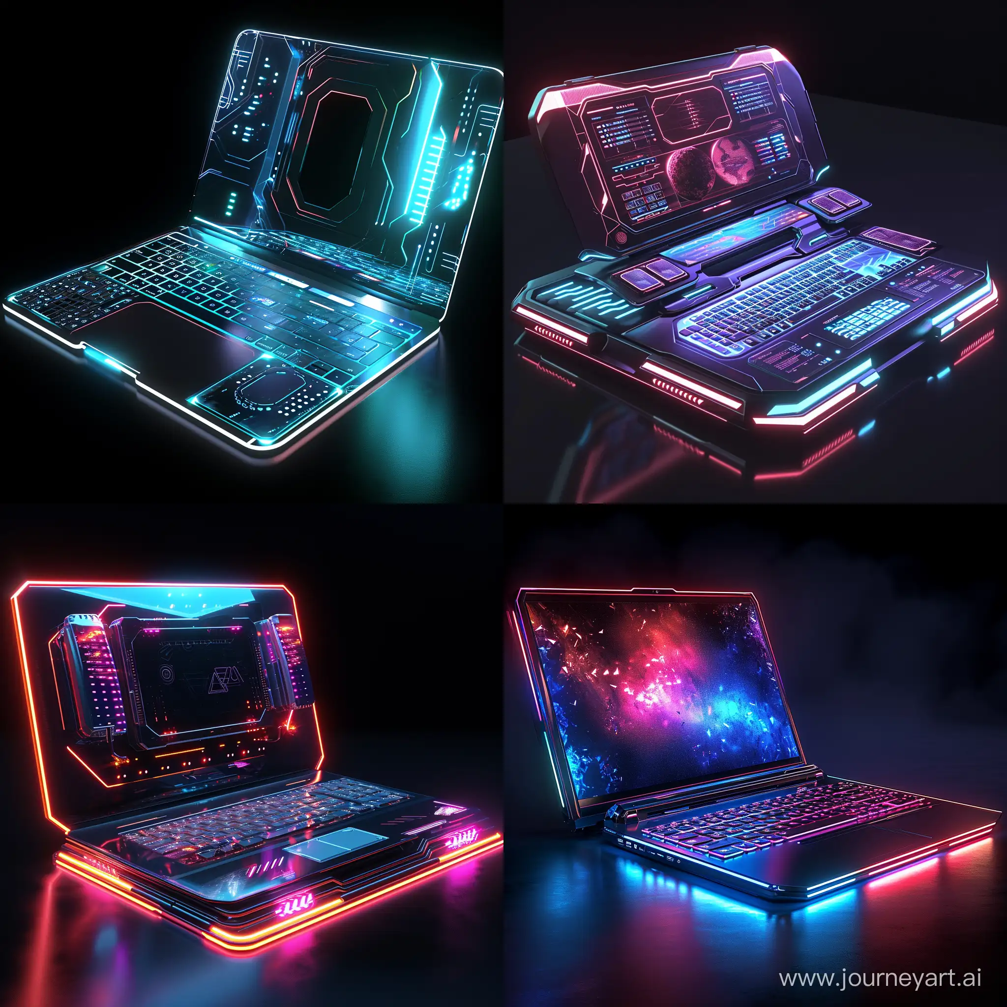 Futuristic-Ultramodern-Laptop-in-2020s-Style-HighTech-Science-Fiction-Art