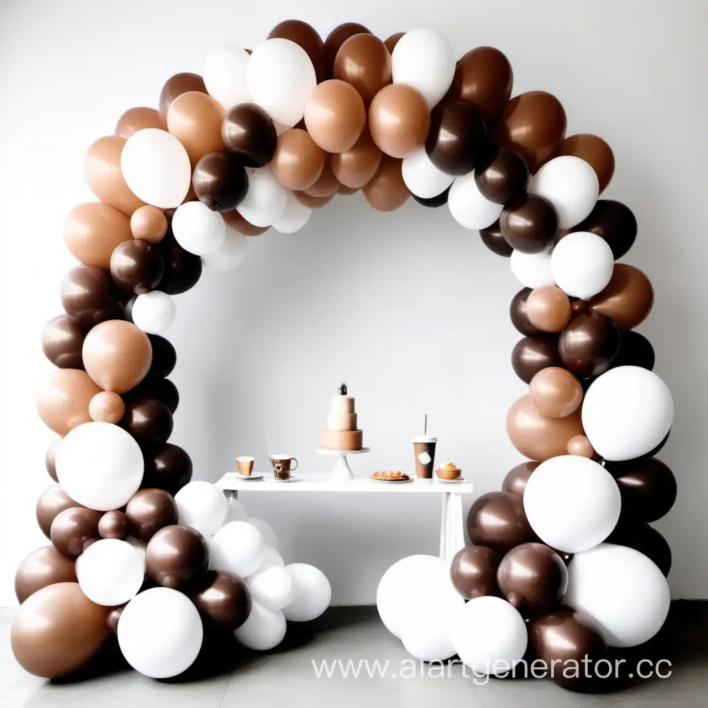 CoffeeColored-Arch-of-Balloons-for-SkinToned-Photo-Zone