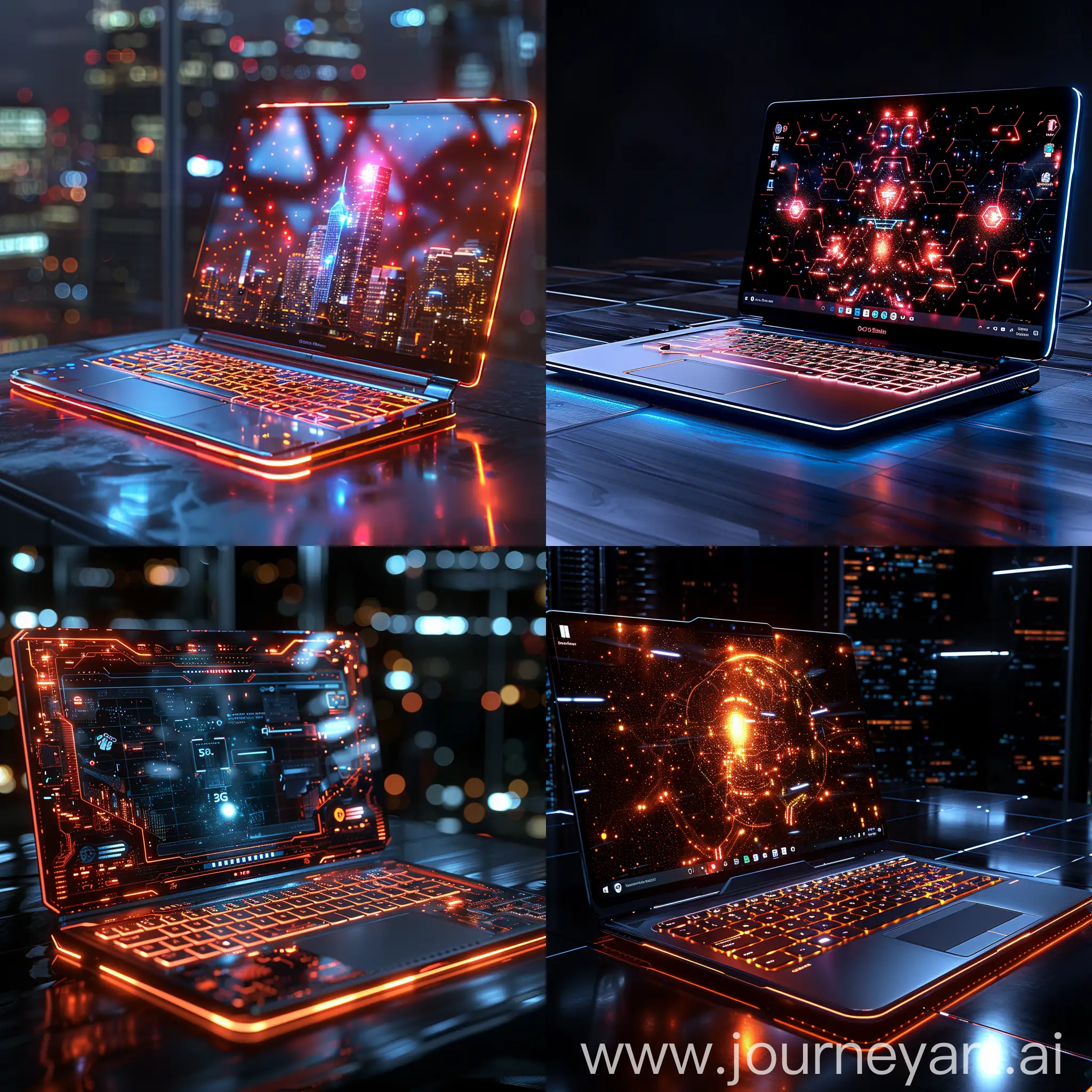 Futuristic-Flexible-Laptop-with-Holographic-Projection-and-AI-Assistant
