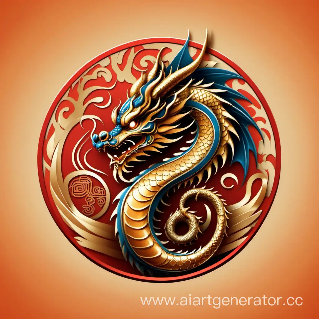 Asian Dragon Logo without text
