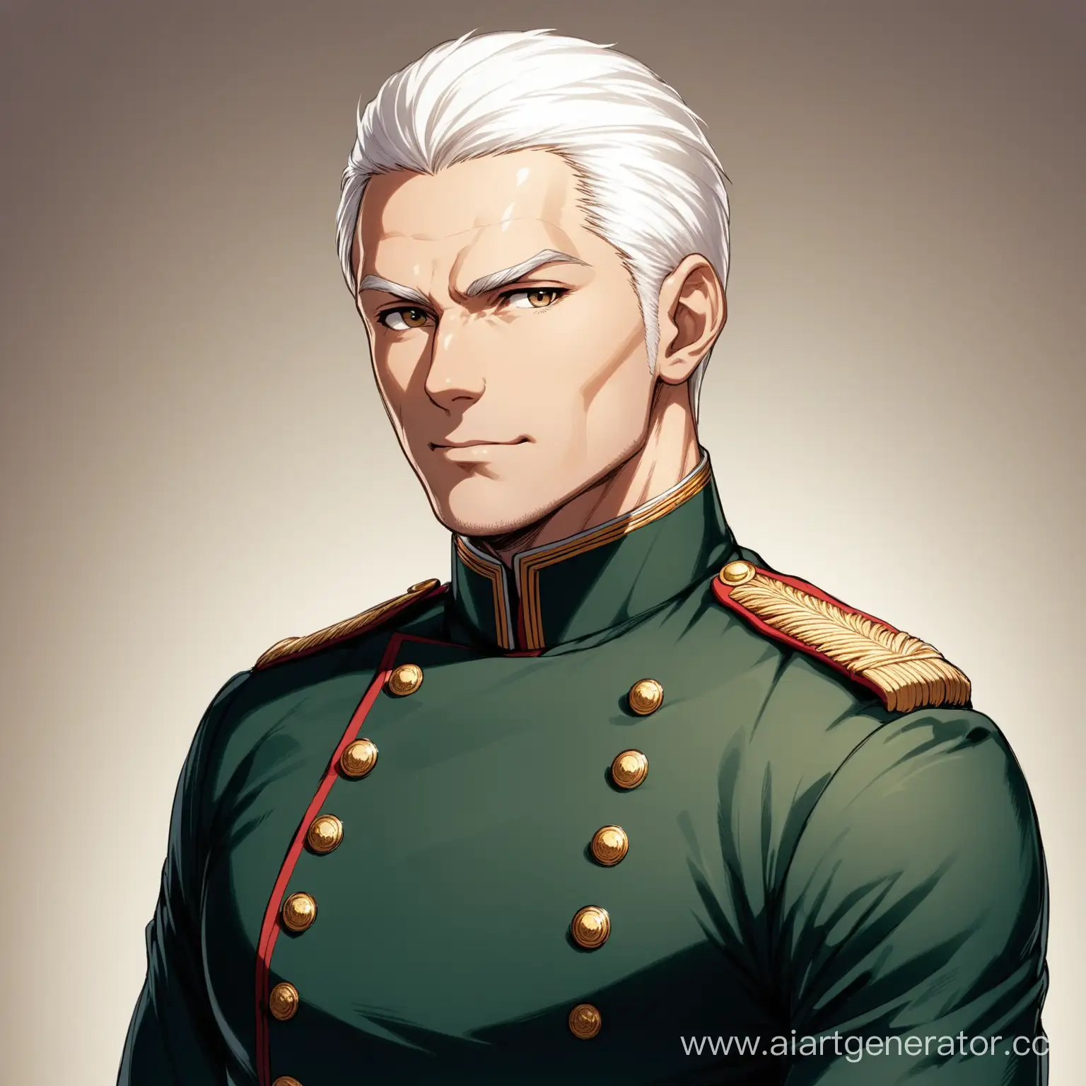 Muscular-Military-Man-with-White-Hair