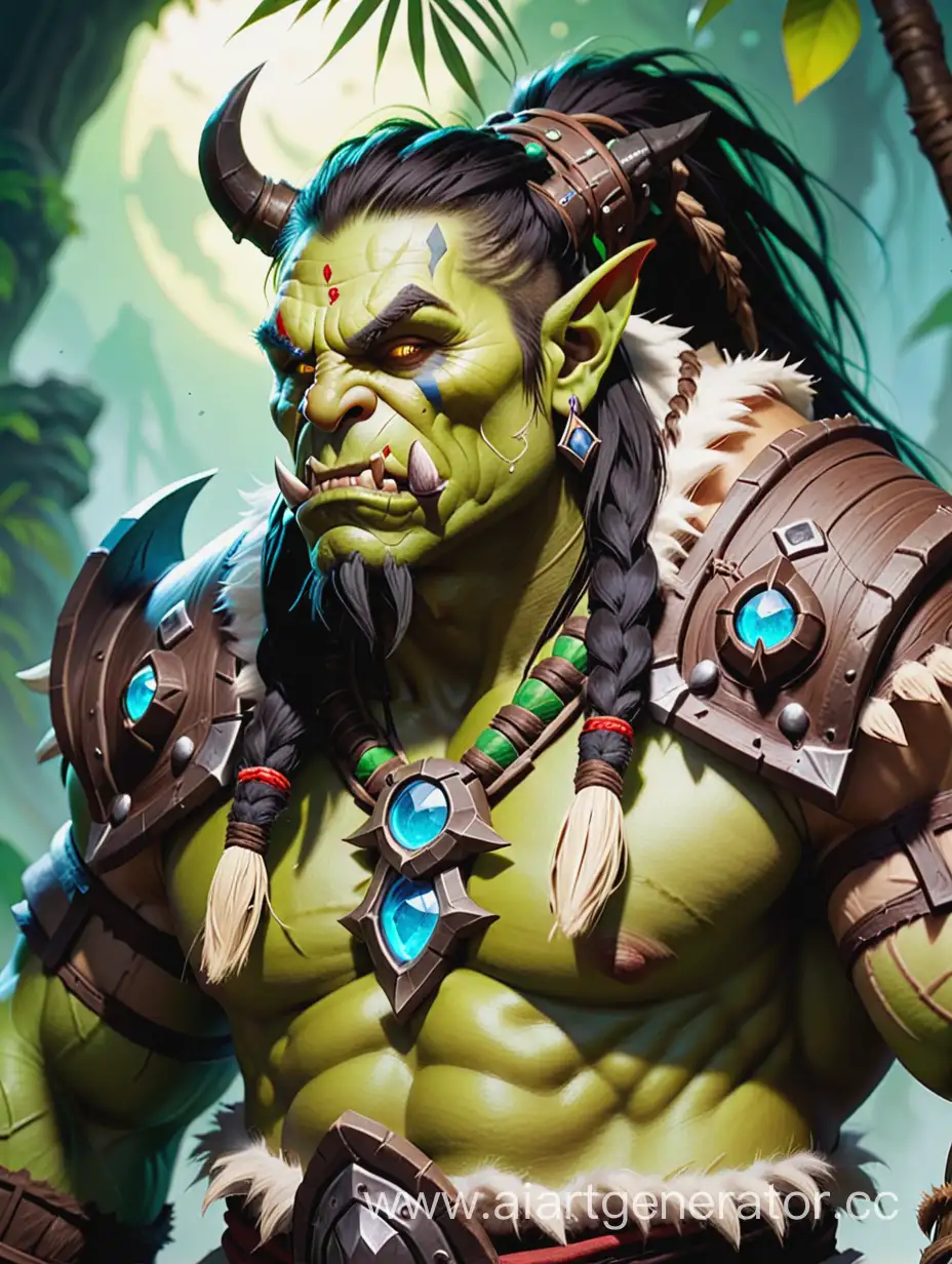 Powerful-Orc-Shaman-in-World-of-Warcraft