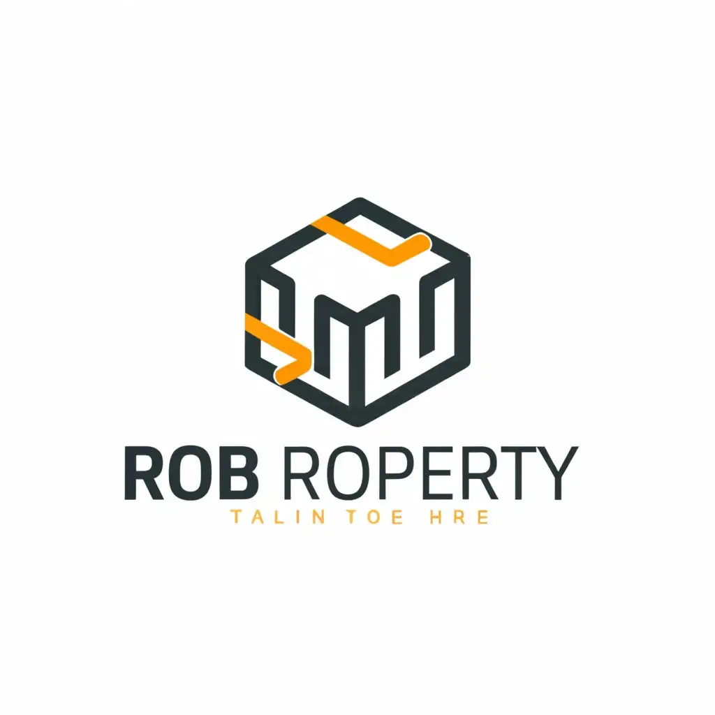 a logo design,with the text "ROB Property", main symbol:bricklaying and wiring,Moderate,be used in Construction industry,clear background