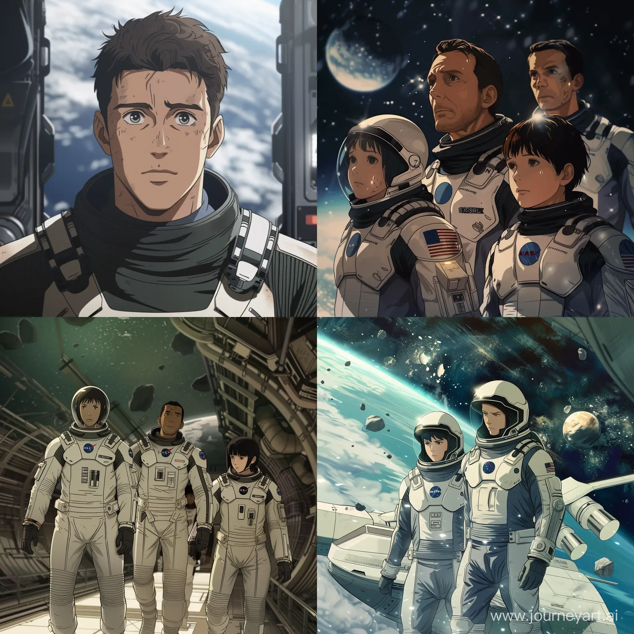 Japanese-Anime-Interpretation-of-Interstellar-Movie-Scene