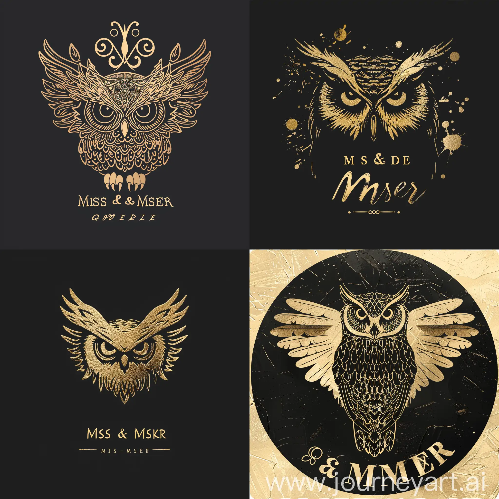 Golden-Owl-Logo-for-Mr-Mrs-Version-6