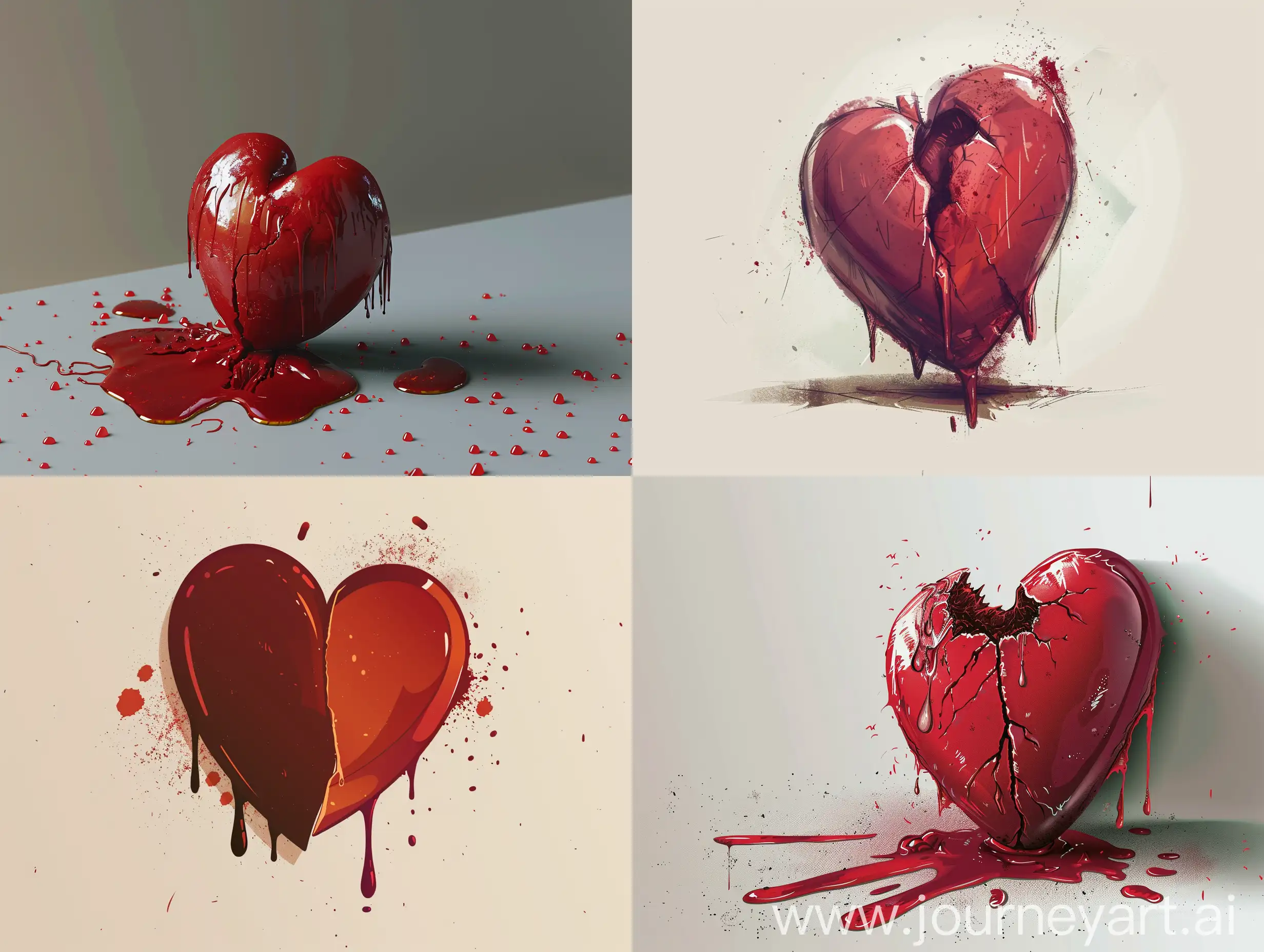 Delicate-Heart-with-Subtle-Blood-Drips-A-Visual-Poem-on-Fragility-and-Strength
