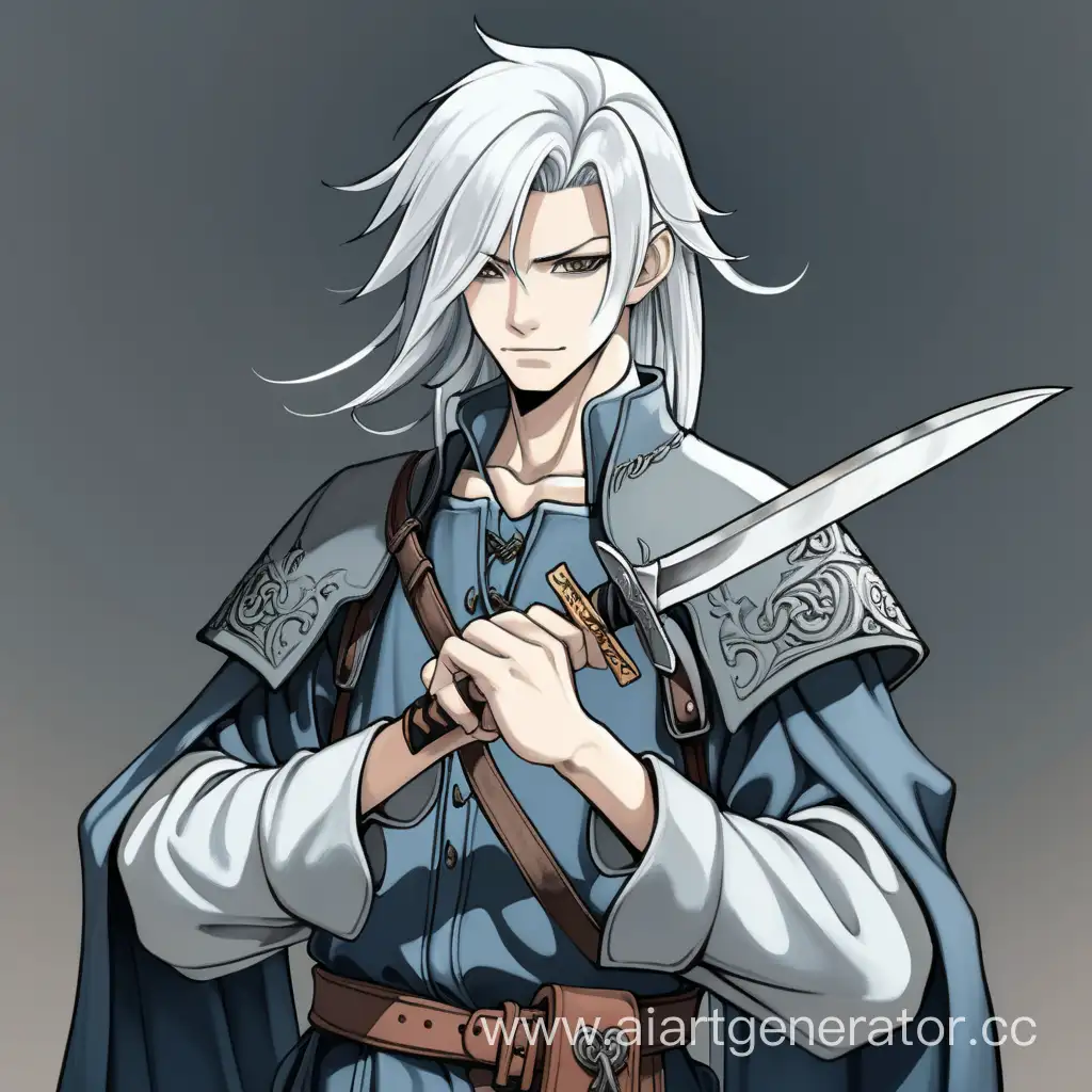 Medieval-Anime-Character-with-Grey-Skin-and-Knife