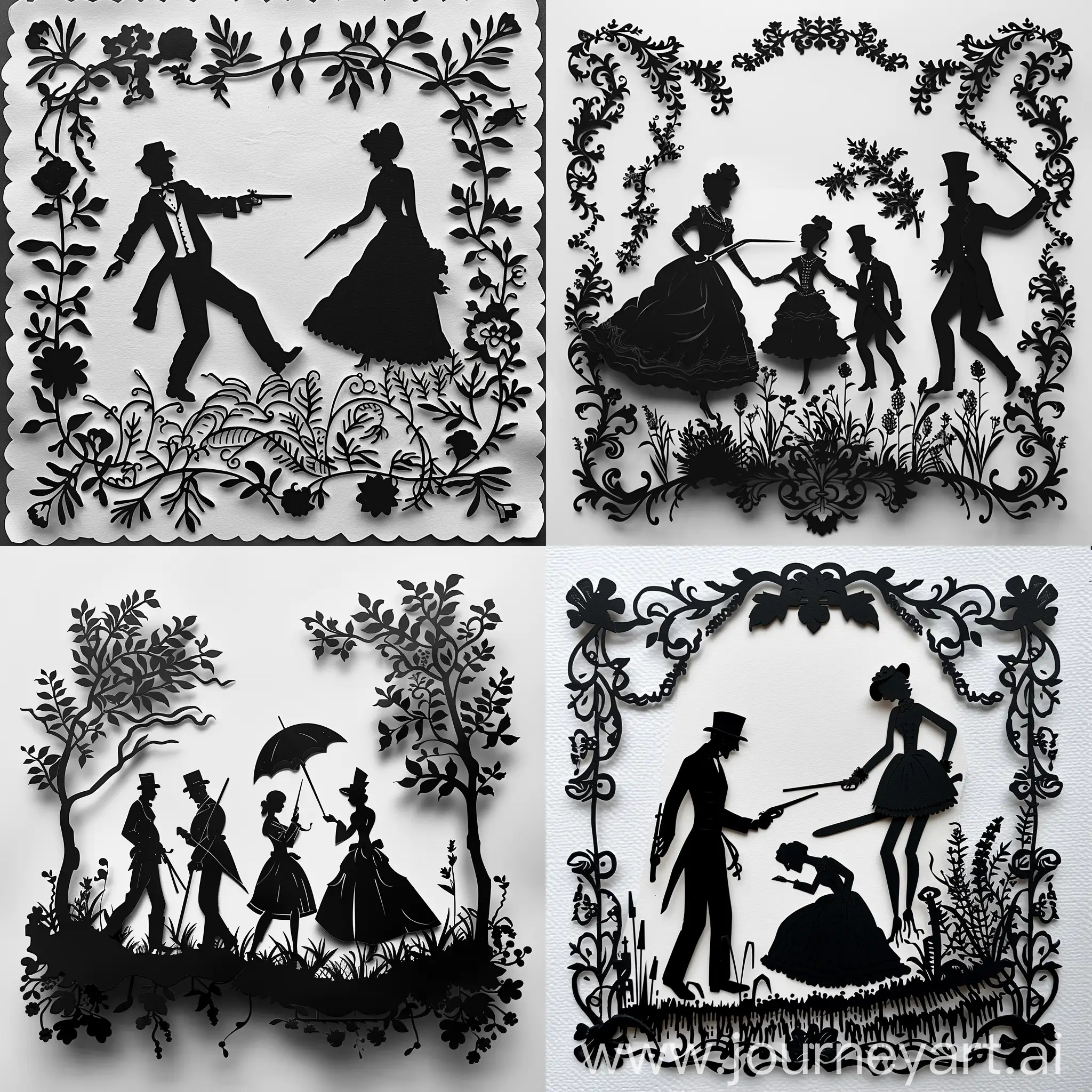 Monochromatic-Victorian-Murder-Scene-Paper-CutOuts