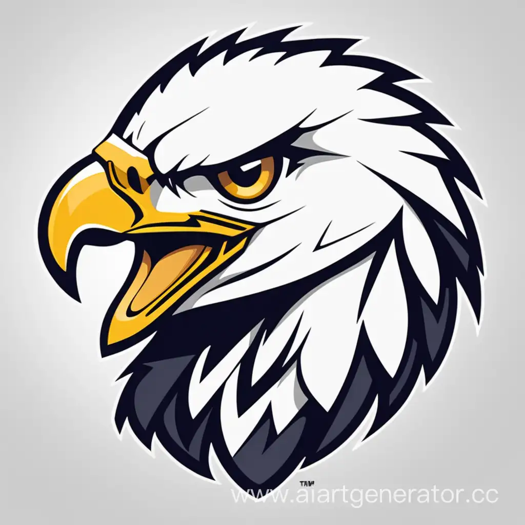 Majestic-Eagle-Eye-Mascot-Logo-Design