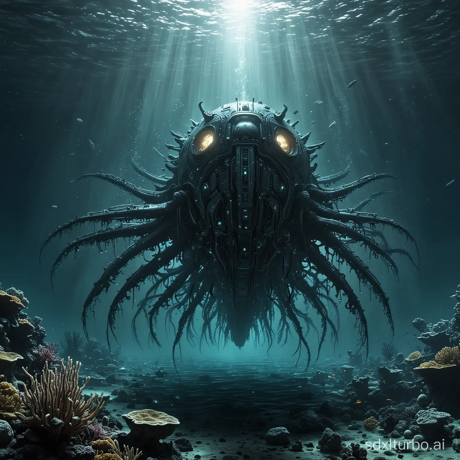 Exploring the deep sea Science fiction