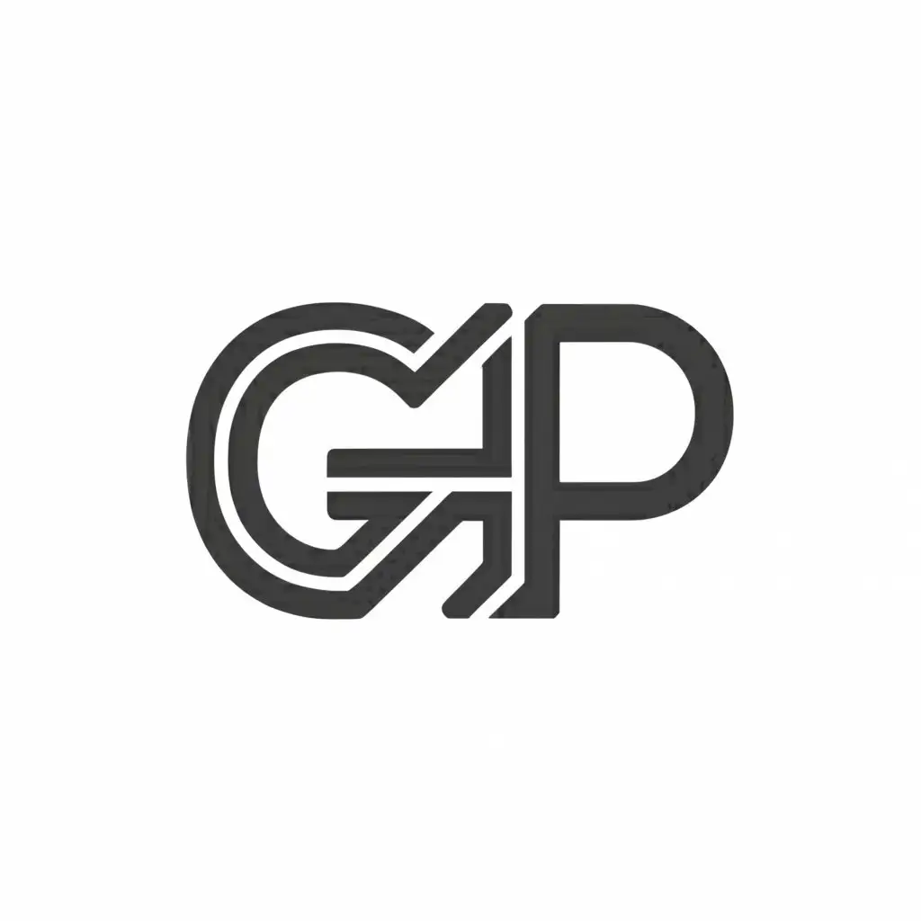 a logo design,with the text "GP", main symbol:GP,Minimalistic,be used in Technology industry,clear background