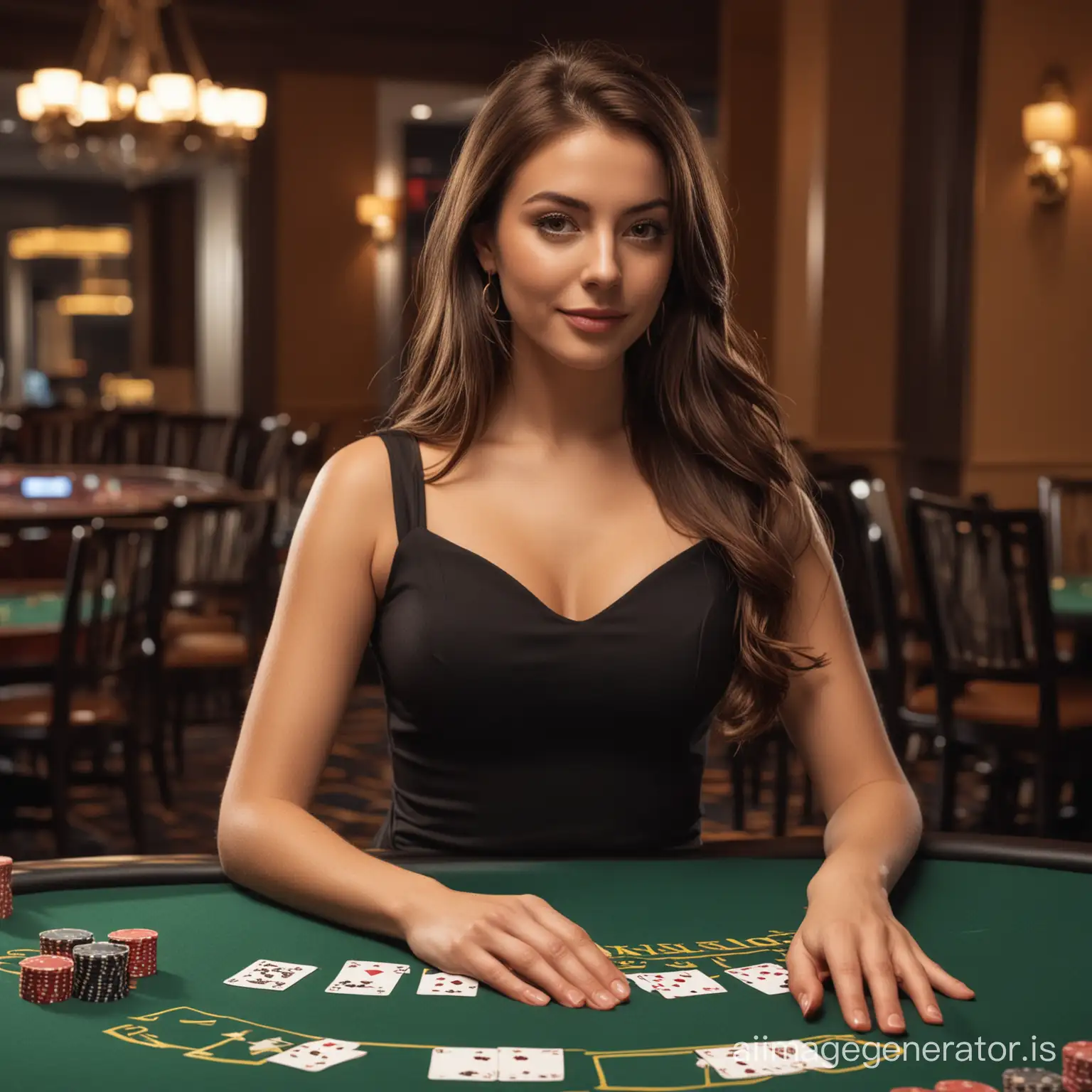 Live-Dealer-Hosting-Blackjack-Game-in-Online-Casino