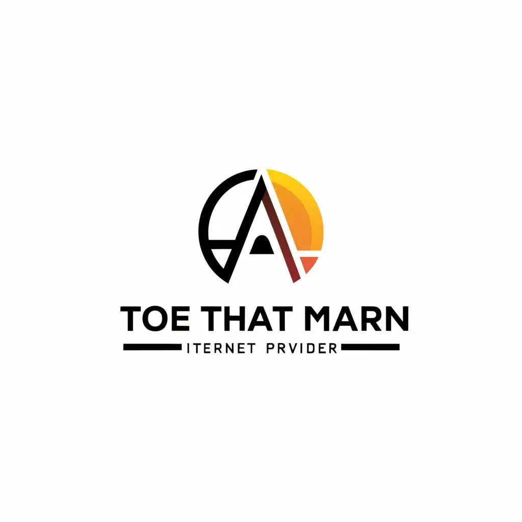 a logo design,with the text "Toe That Marn", main symbol:International Internet Provider  Symbol ,Minimalistic,be used in Technology industry,clear background