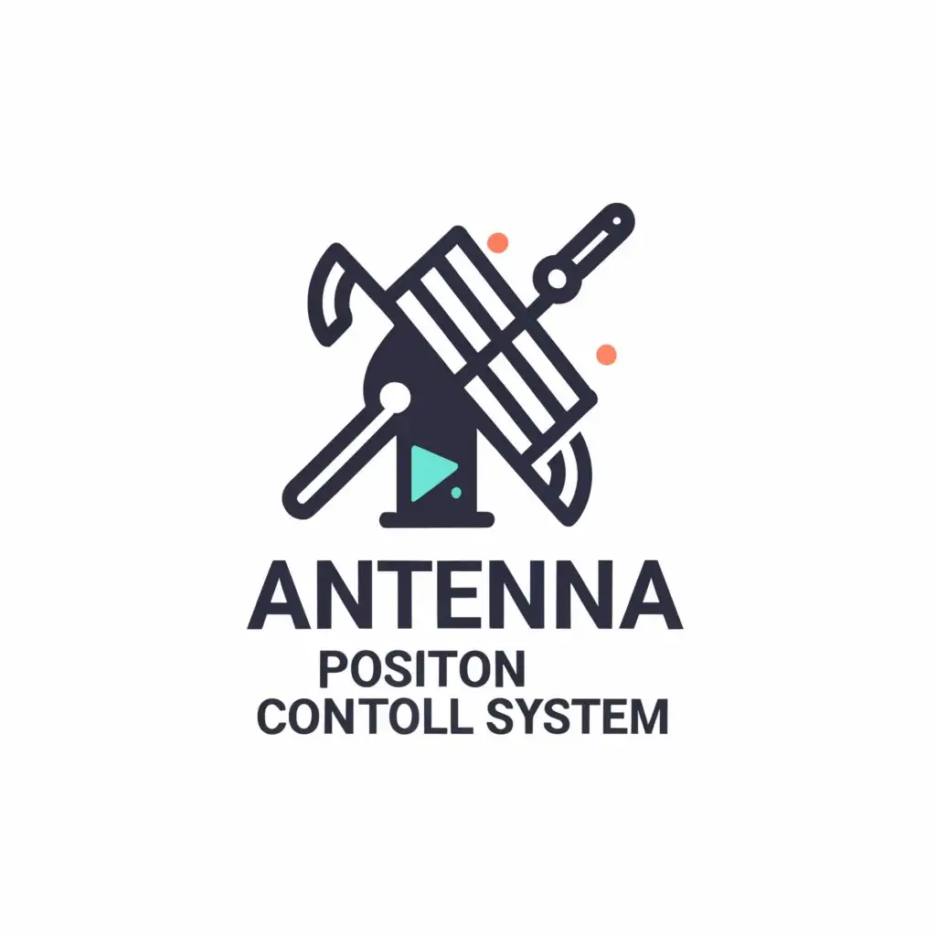 a logo design,with the text "Antenna Position Control System", main symbol:Antenna Position Control System,Минималистичный,be used in Технологии industry,clear background