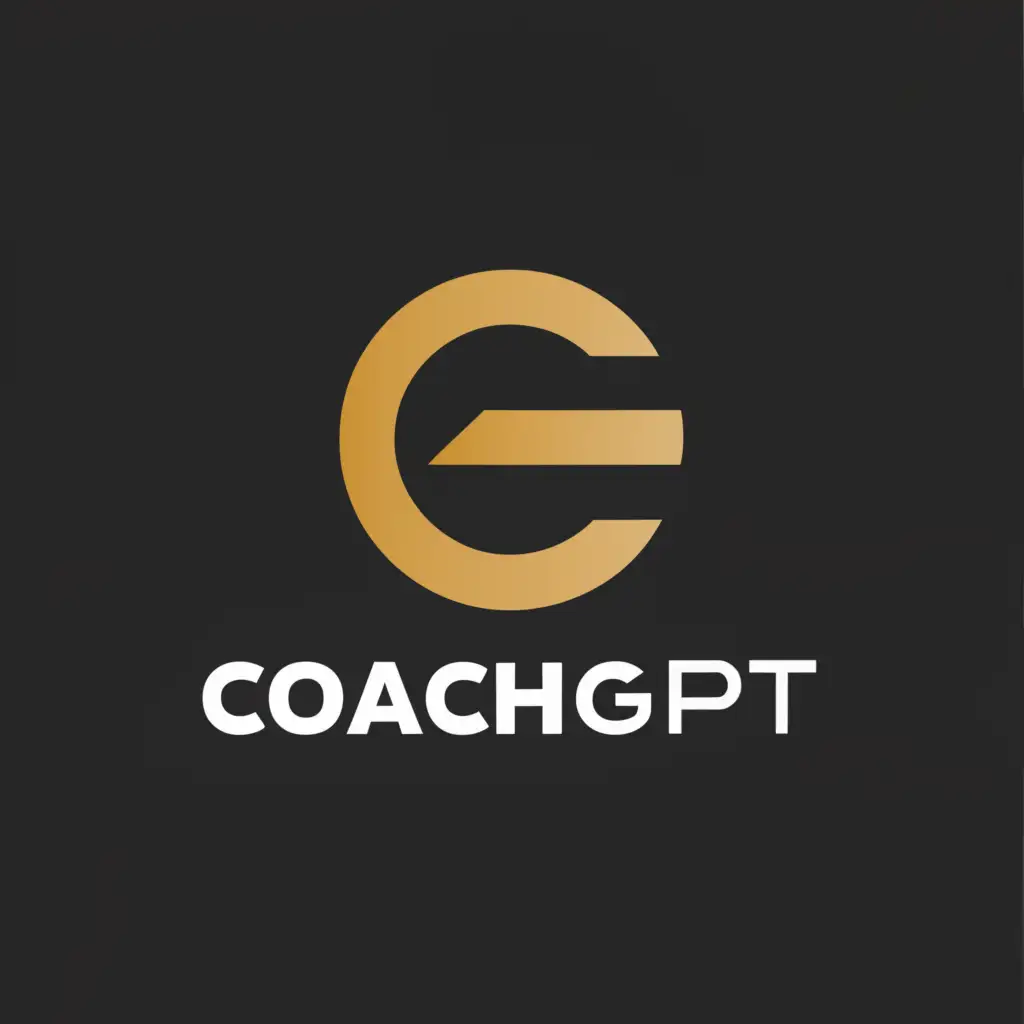 a logo design,with the text "COACHGPT", main symbol:CG,Moderate,be used in Sports Fitness industry,clear background
