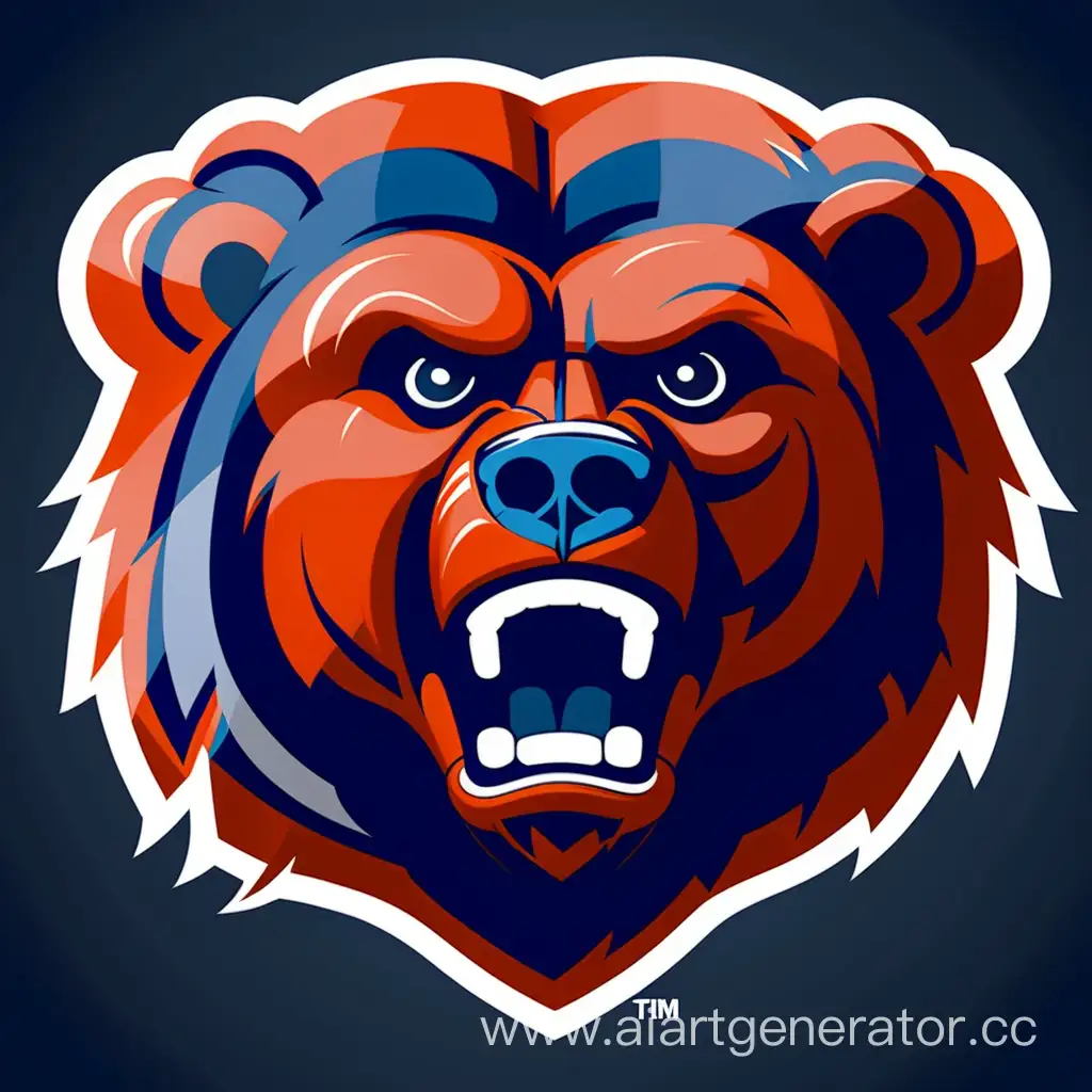 Dynamic-Chicago-Bears-Logo-in-Action